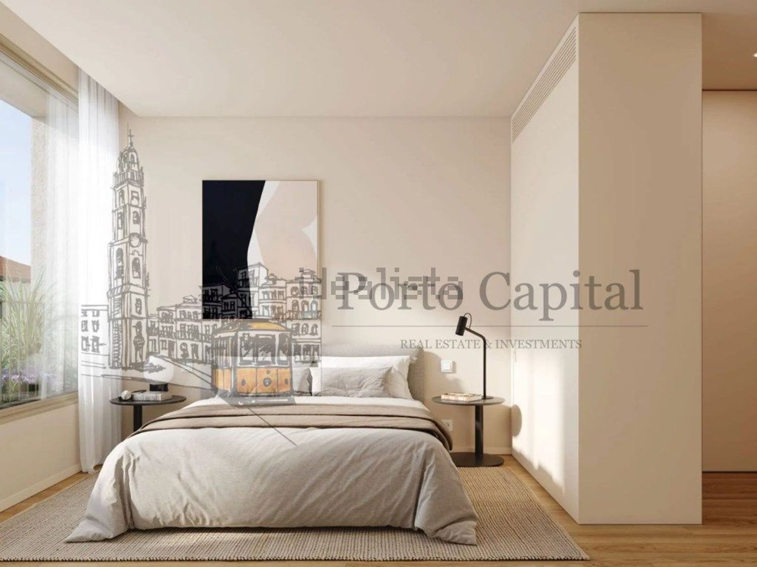 公寓 t1出售在 Matosinhos Sul - Marginal - 卧室