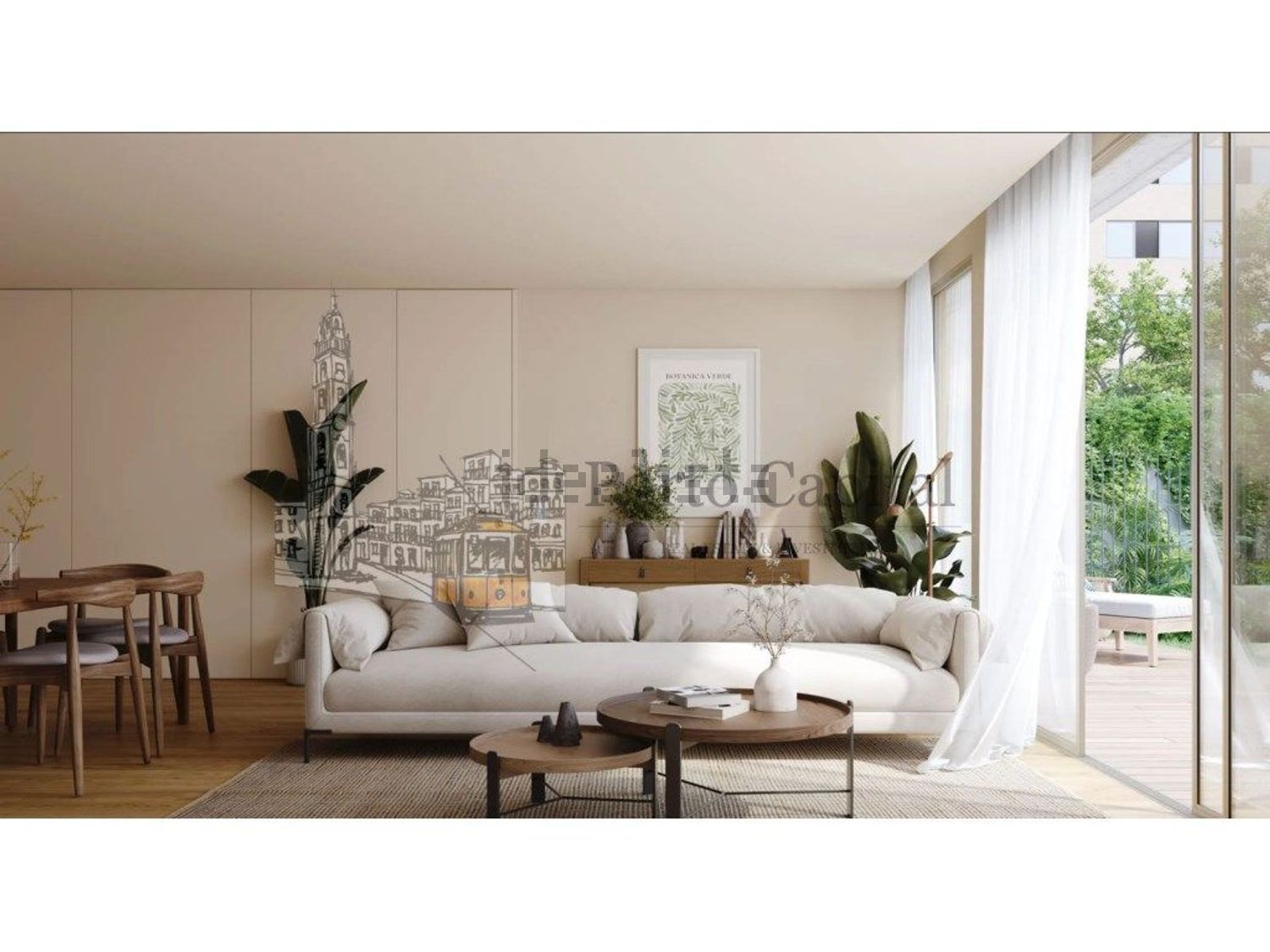 公寓 t1出售在 Matosinhos Sul - Marginal - 客厅