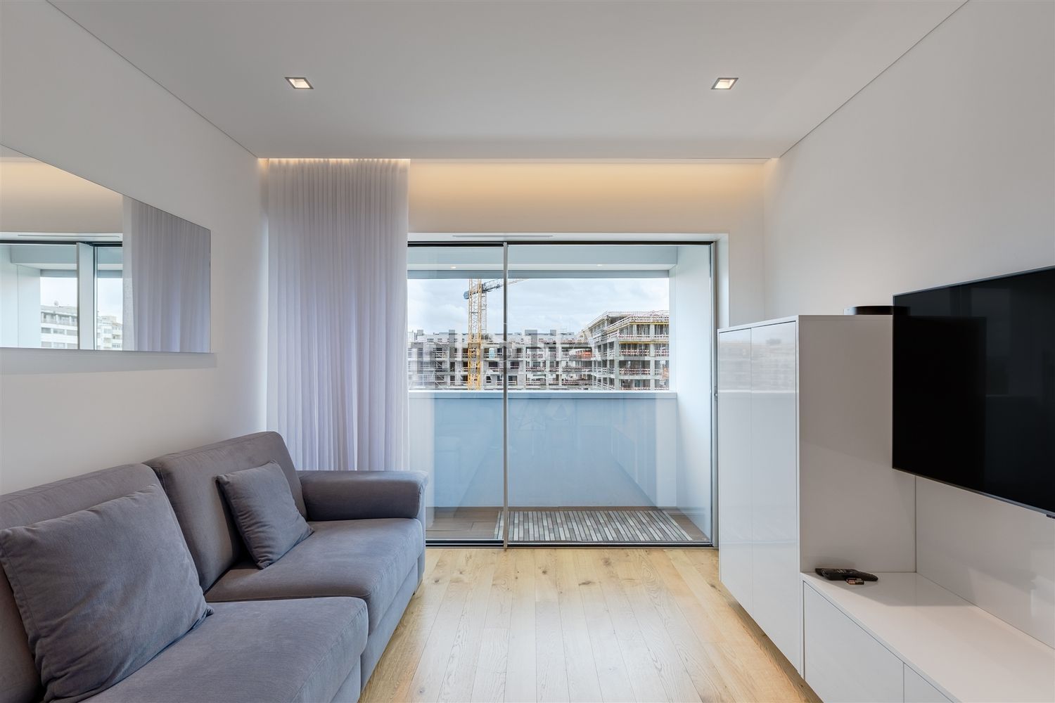 出租公寓 t2在Rua Maria Adelaide Freitas Gonçalves - 客厅