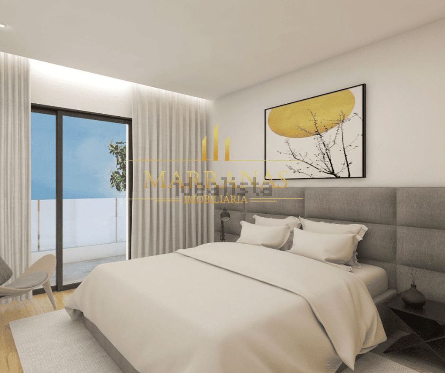 公寓 t2出售在Avenida Central de Oural - 卧室