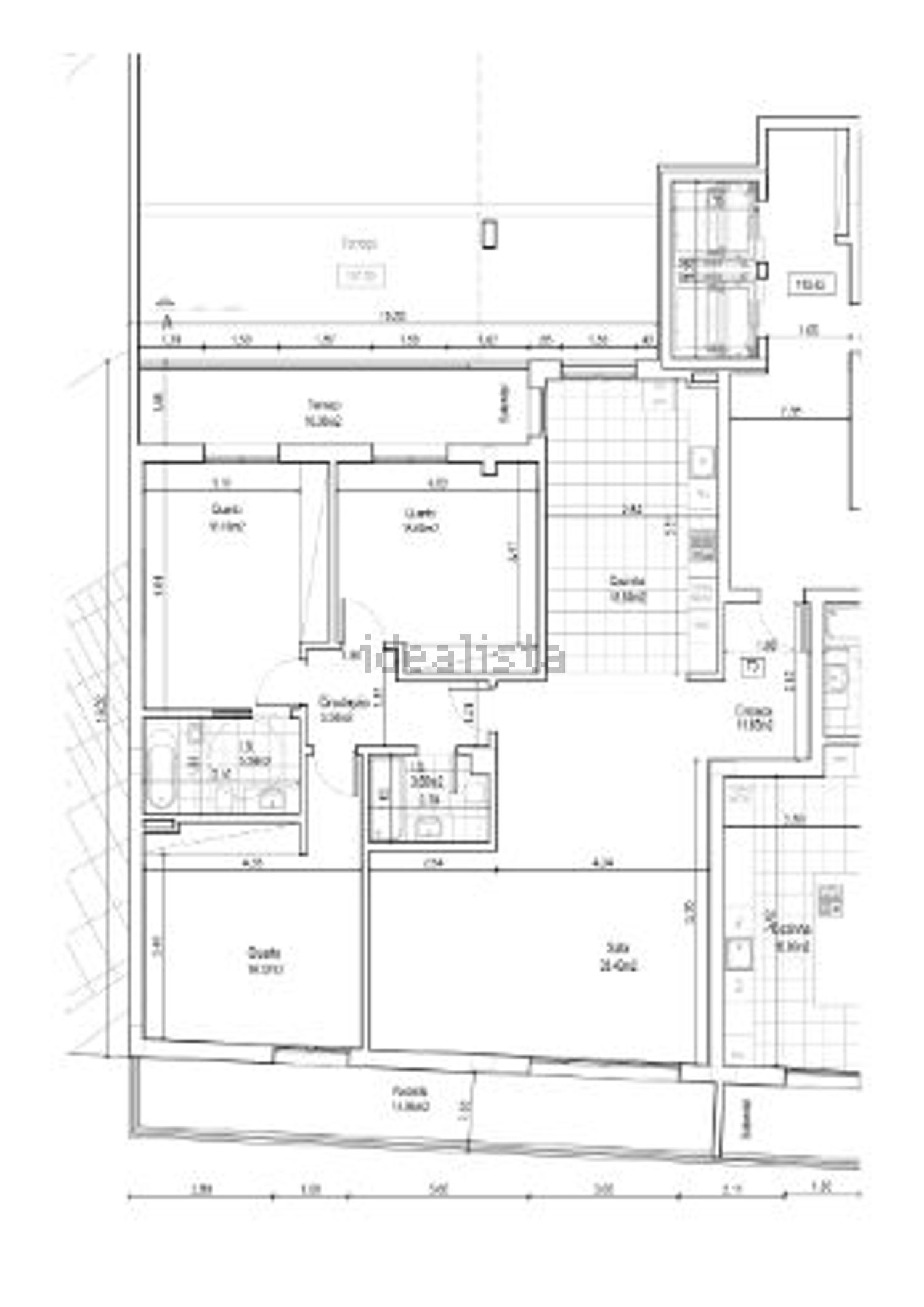 公寓 t3出售在 Ramada e Caneças - 平面图