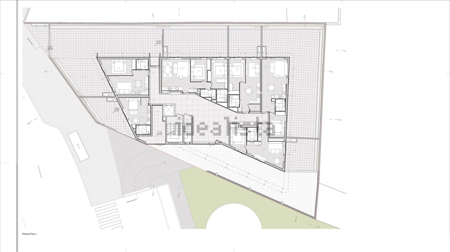 公寓 t1出售在Estrada da Circunvalação, 14402 - 平面图