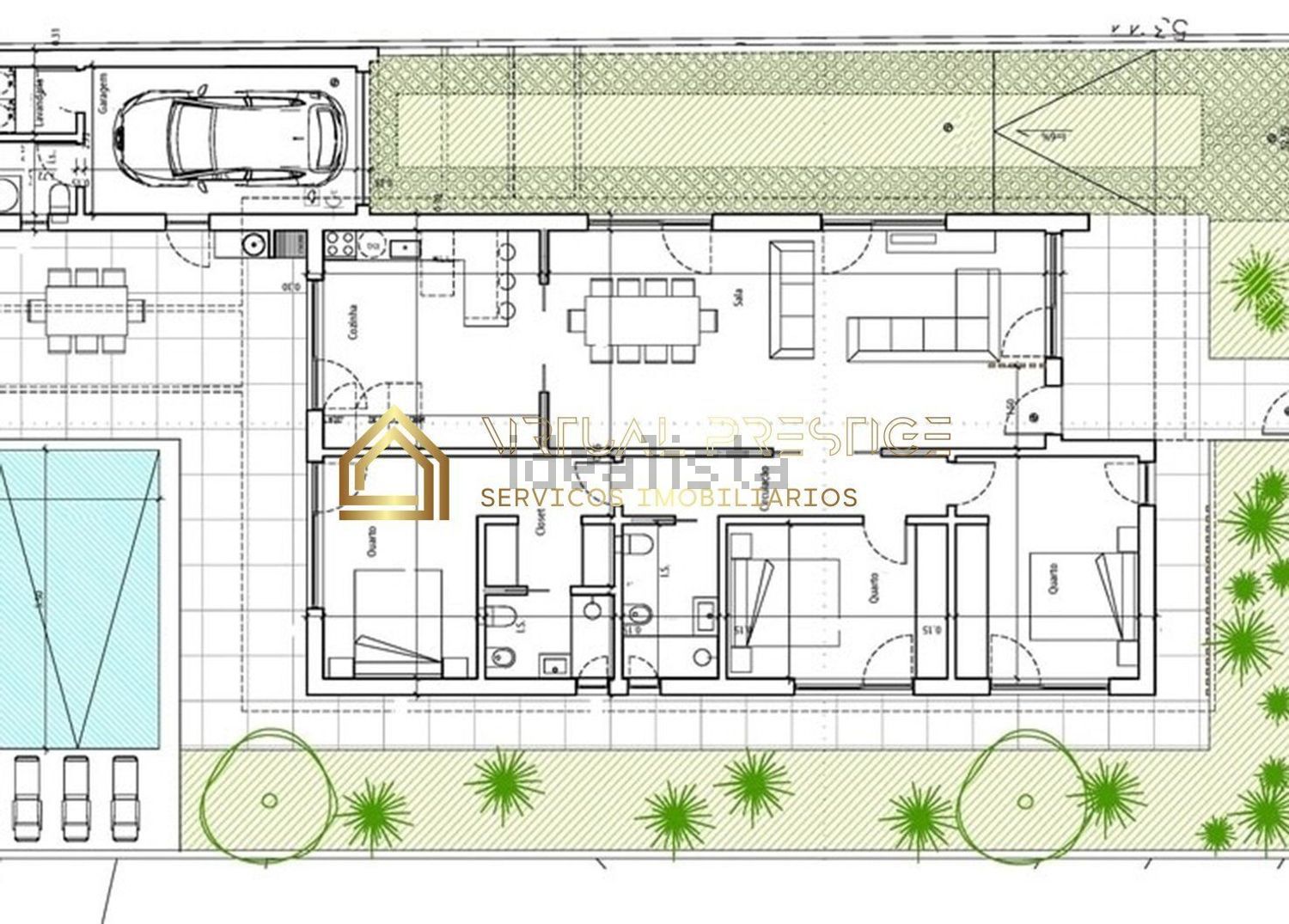 小楼房或别墅出售在 Marisol - Valadares - Quinta da Queimada - 平面图