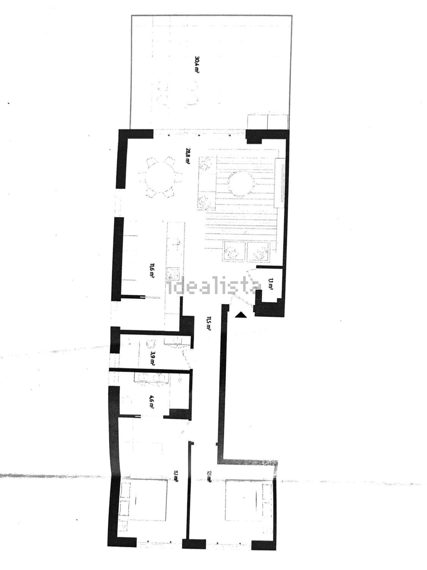 公寓 t2出售在Rua do Alportel, 229 - 平面图