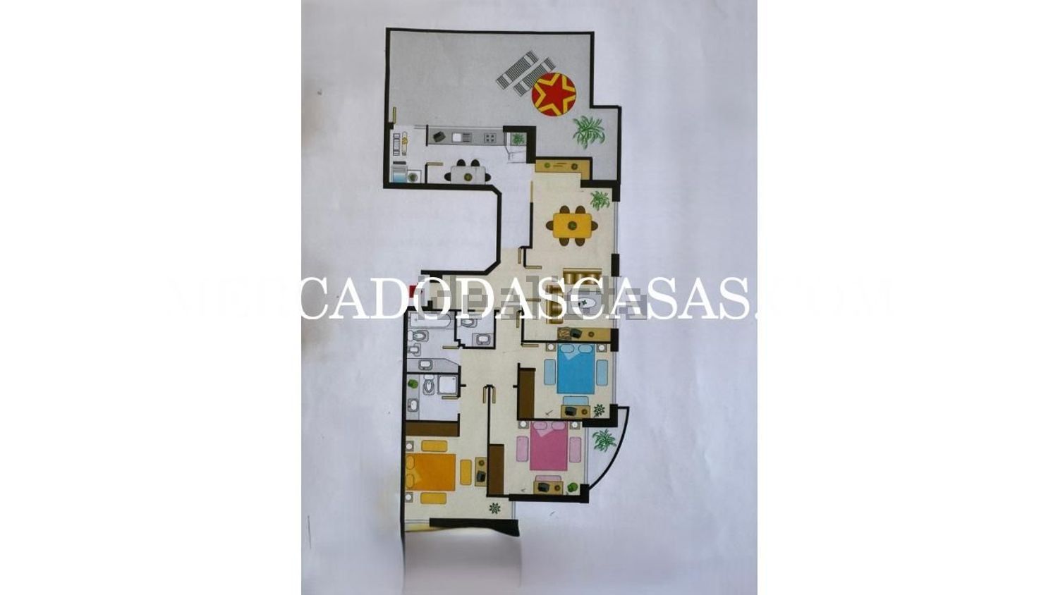 公寓 t3出售在 Cidade de Santa Maria da Feira - 平面图
