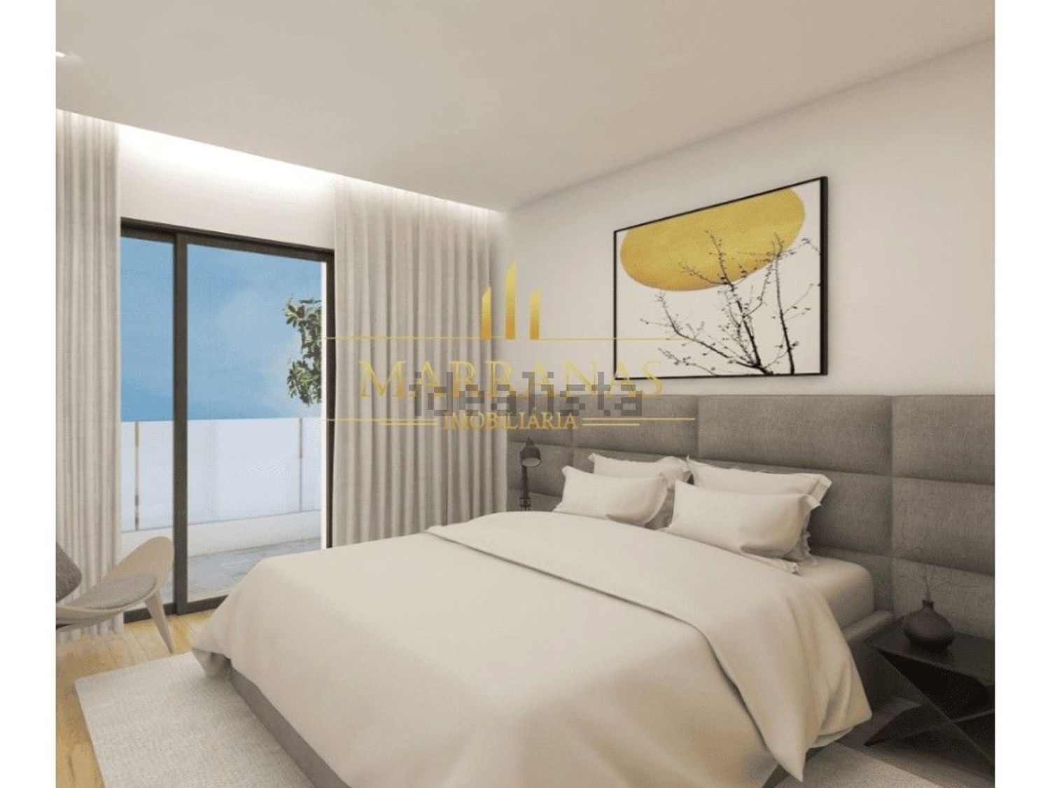 公寓 t2出售在Avenida Central de Oural - 卧室