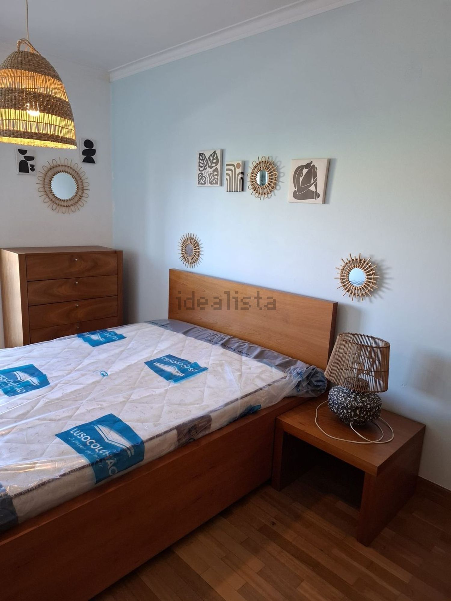 出租公寓 t2在Rua Josefa Galbis Diniz, 177 - 卧室