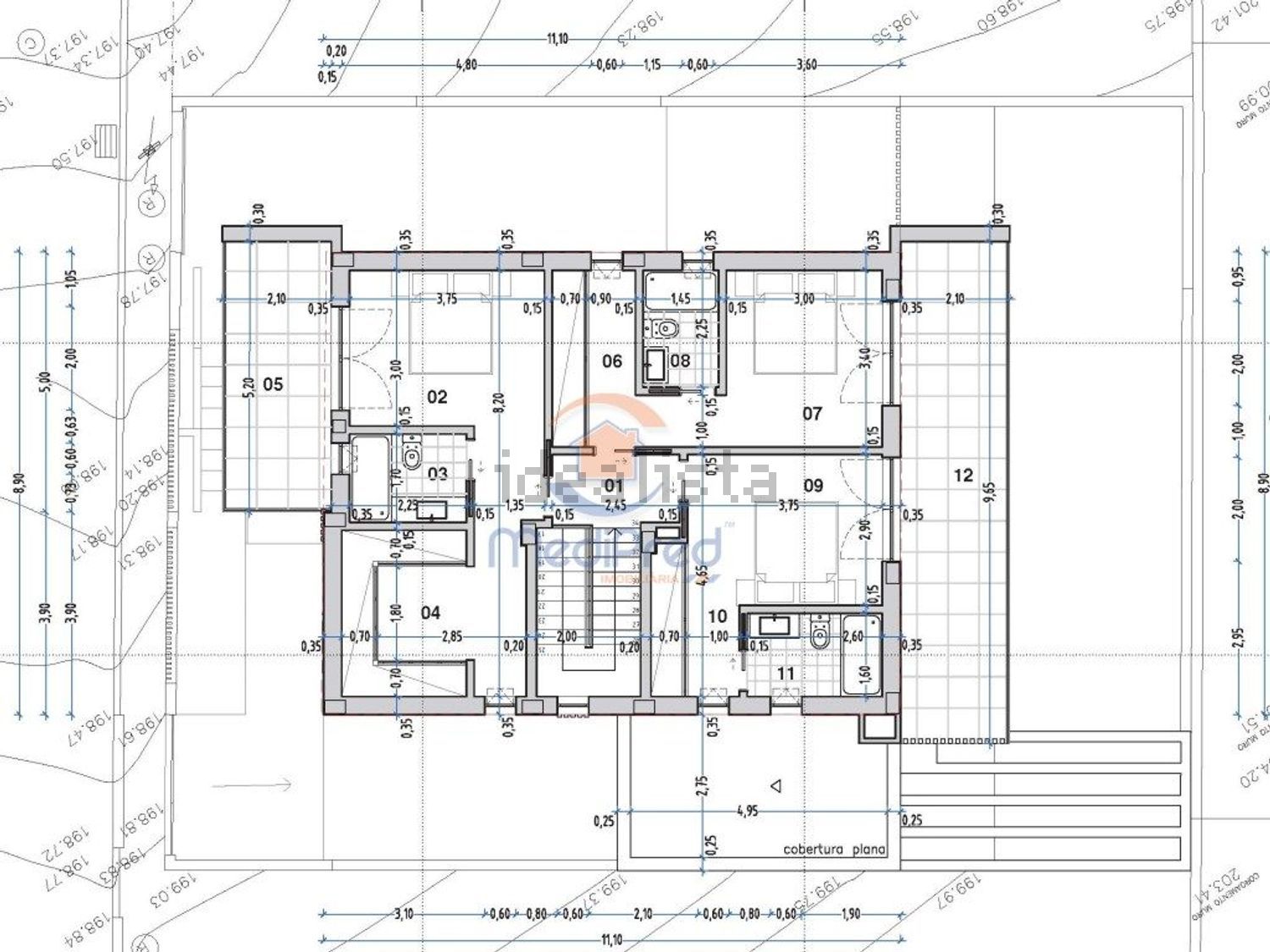 小楼房或独栋别墅出售在 Pontinha e Famões - 平面图