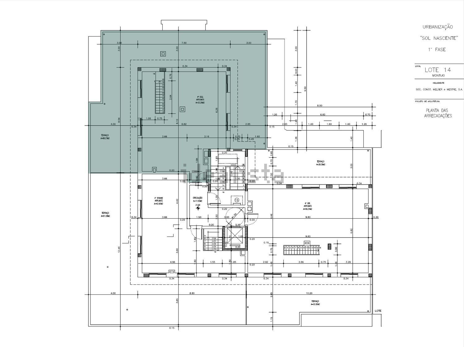 公寓 t4出售在 Centro do Montijo - 平面图