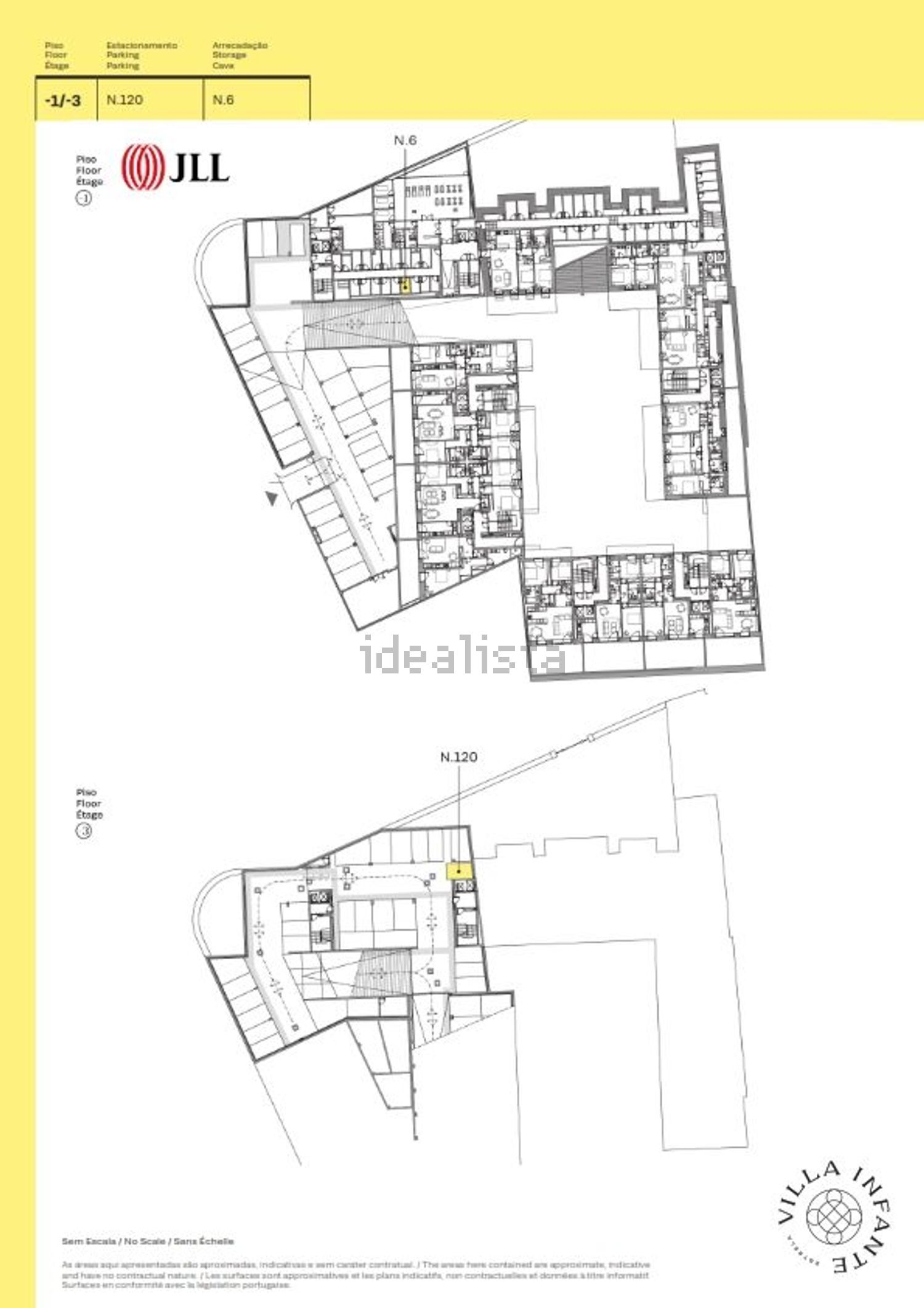 公寓 t2出售在 Doca de Alcântara - 平面图