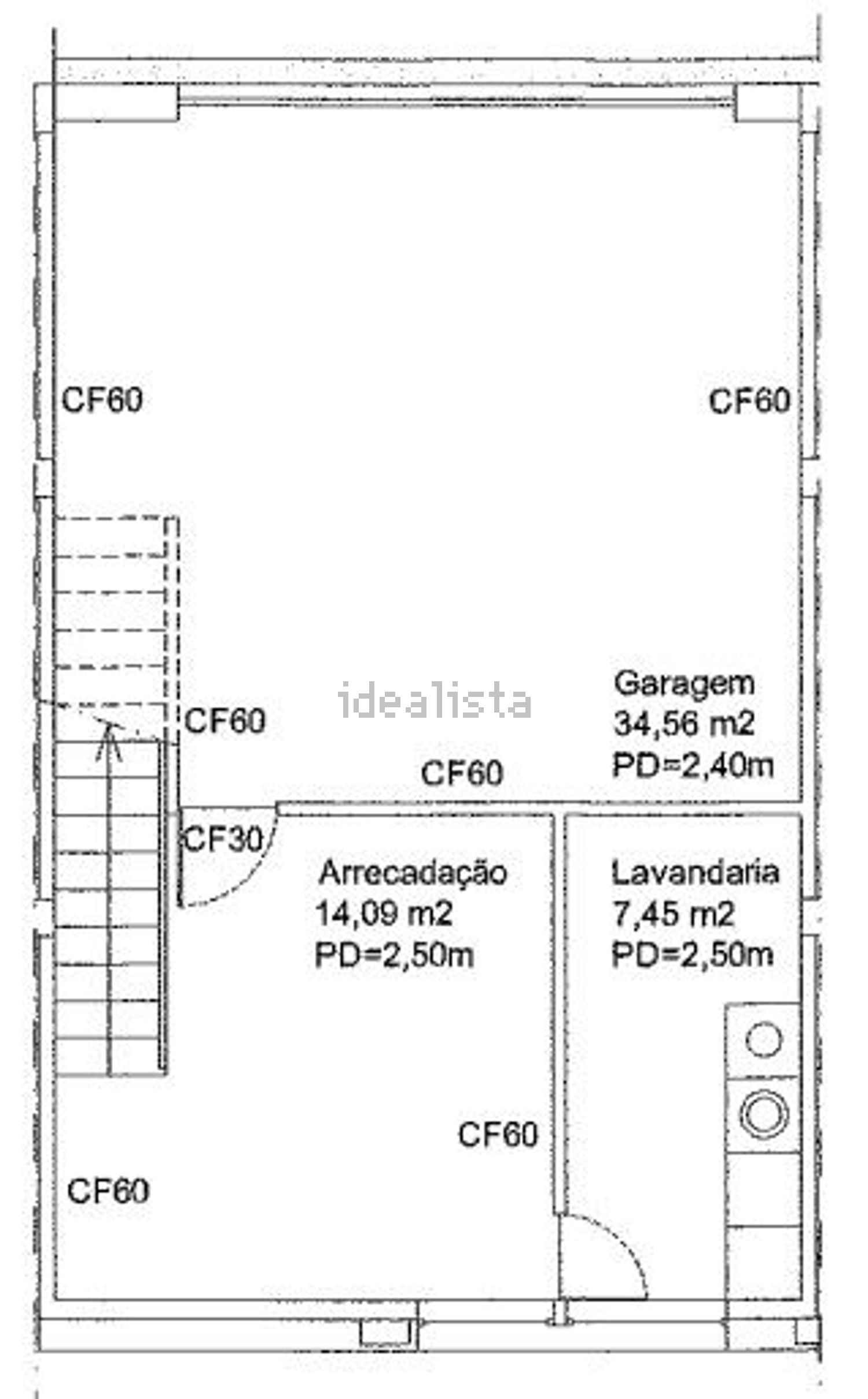 联排别墅出售在Avenida Junqueira, 262 - 平面图