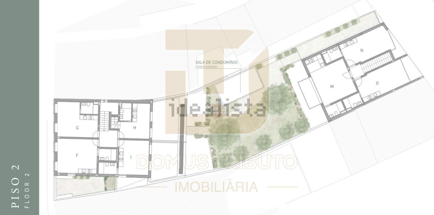 T0（单人公寓）出售在 Centro Histórico de Leça - 平面图