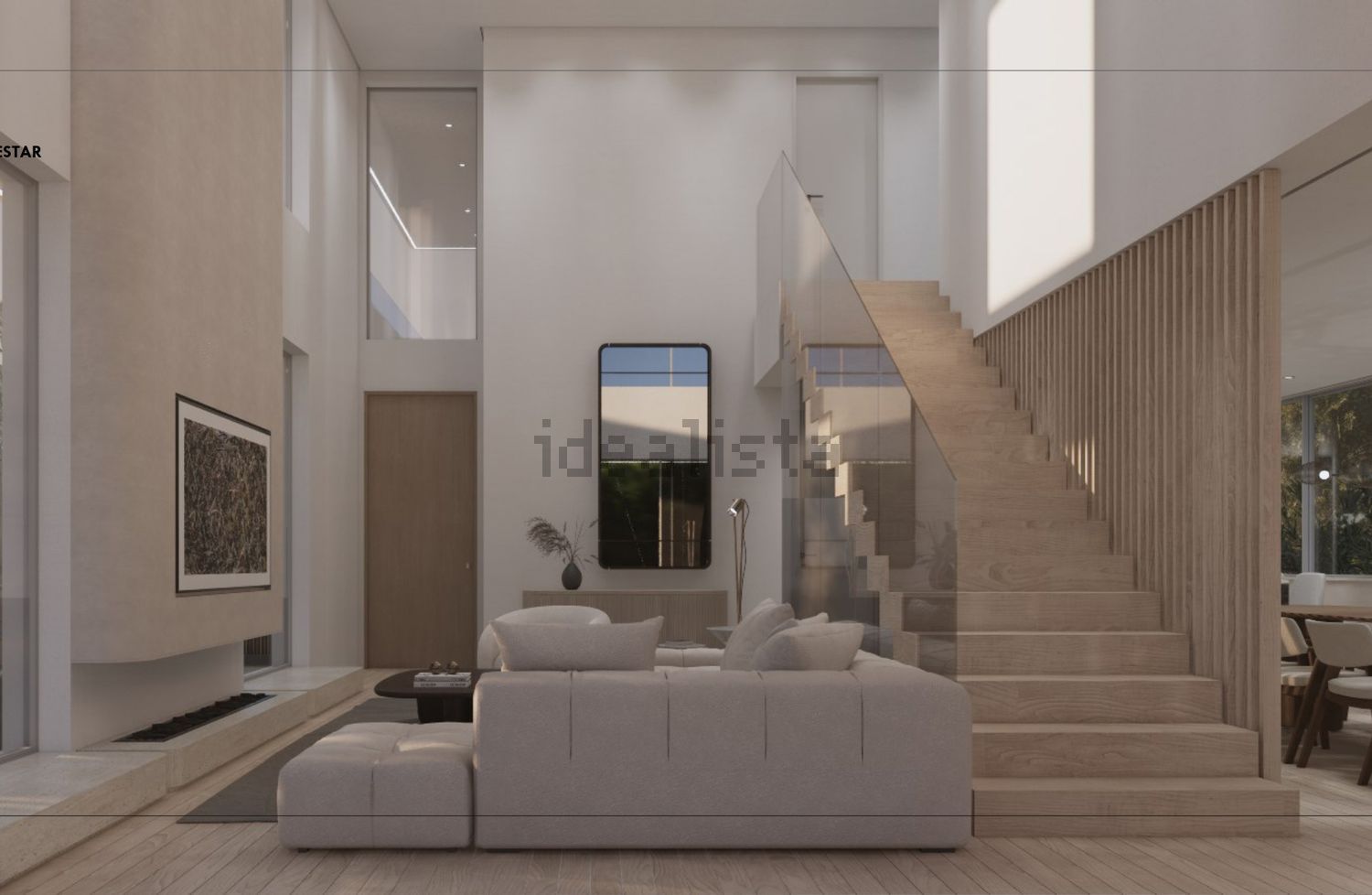 小楼房或独栋别墅出售在Rua Alto do Pedregal, 6 - 客厅