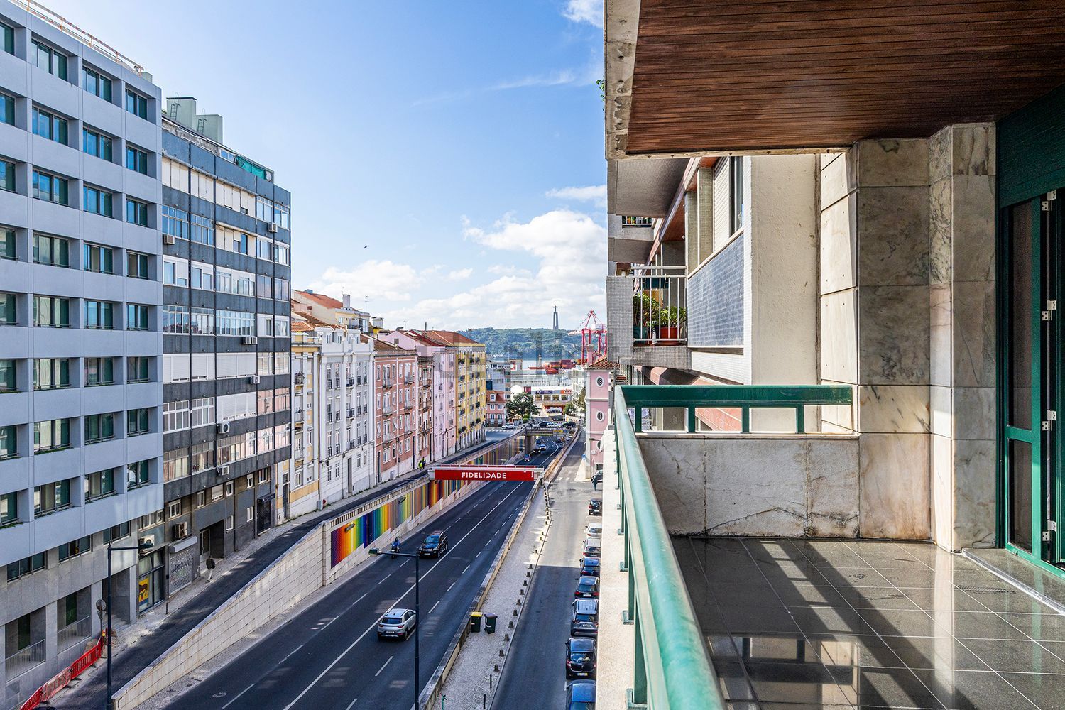 公寓 t2出售在Avenida Infante Santo, 19 - 阳台