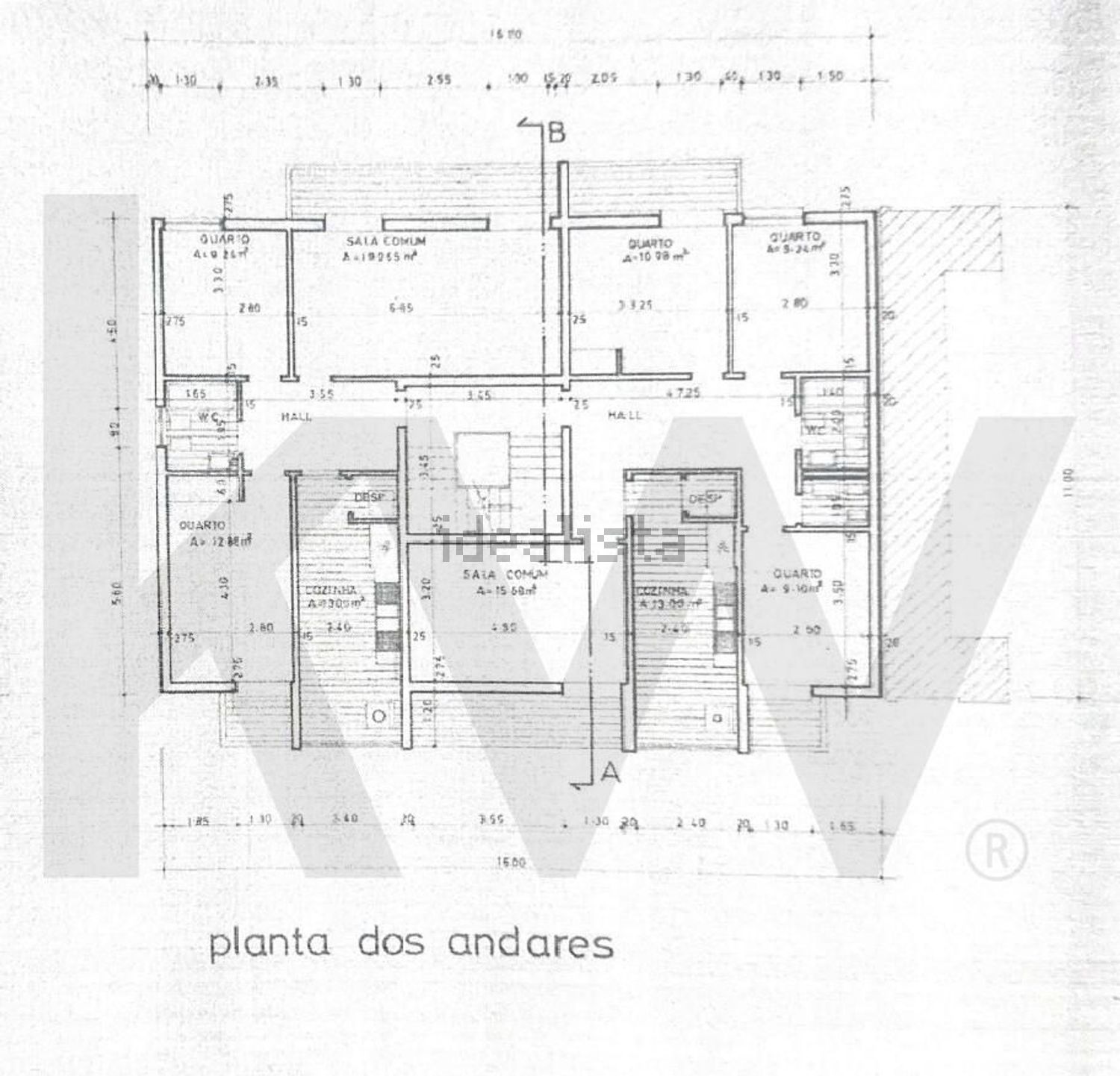 公寓 t2出售在Rua Bernardim Ribeiro, 7 - 平面图