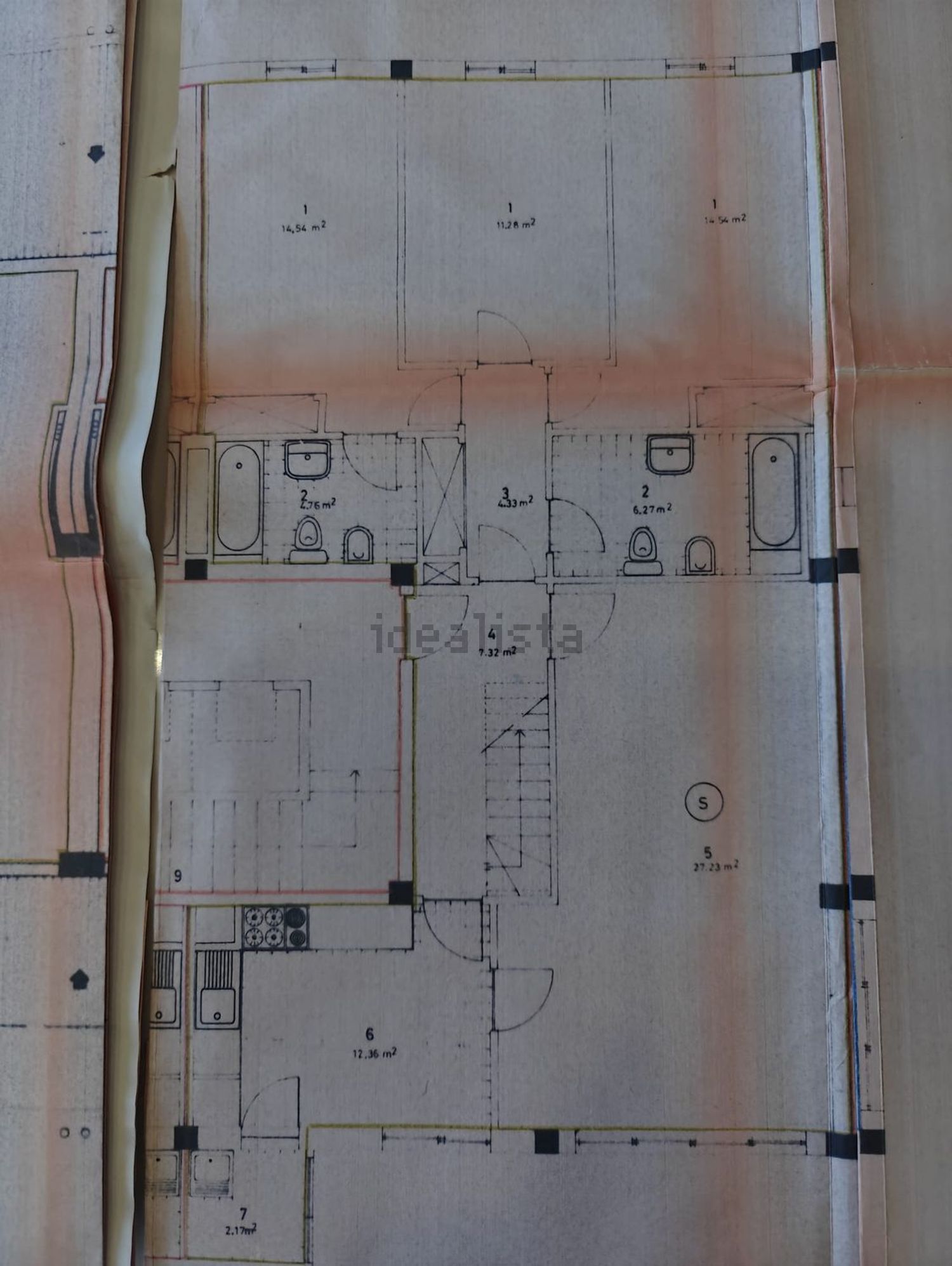 公寓 t4出售在Rua da Lagoa, 1364 - 平面图