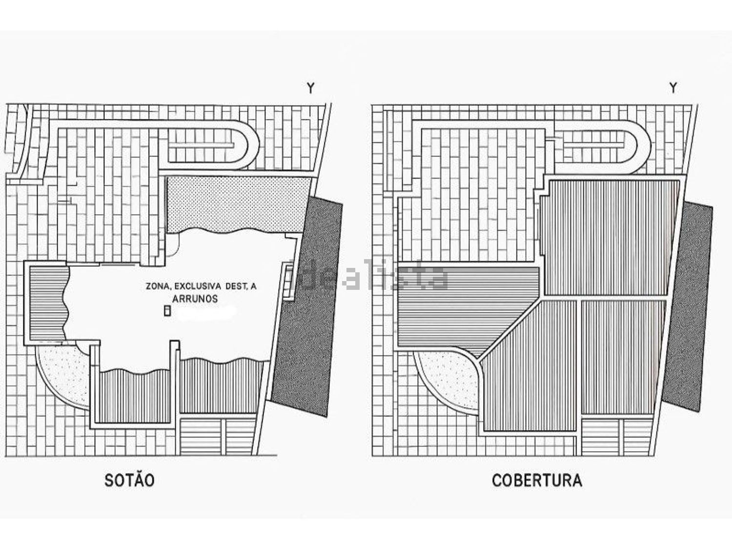 小楼房或独栋别墅出售在 Matriz - Mariadeira - Nova Sintra - 平面图