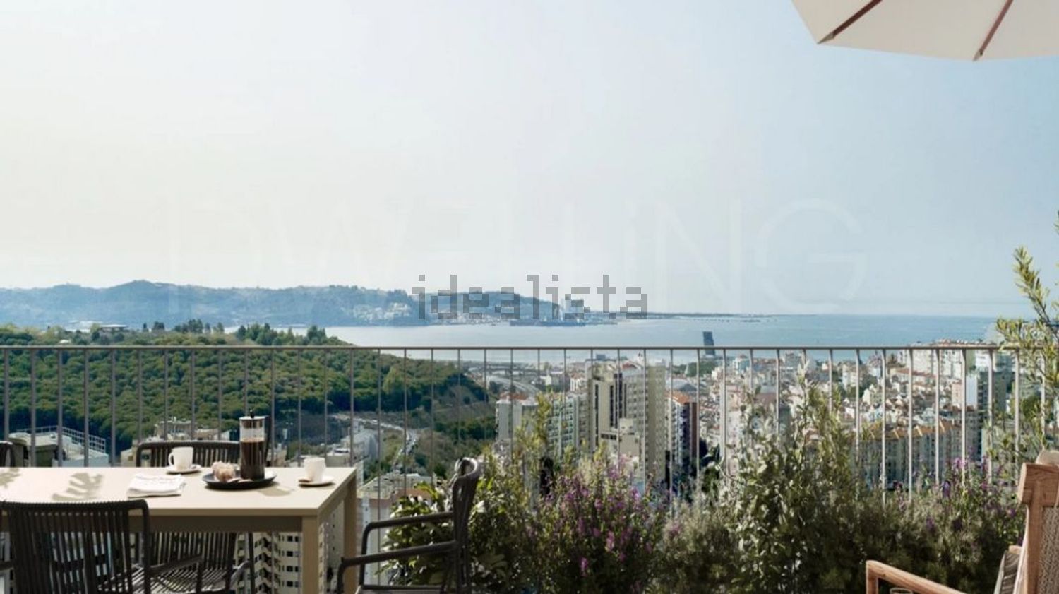 顶层公寓出售在Alameda Engenheiro José Mattos e Silva, 12 - 视线
