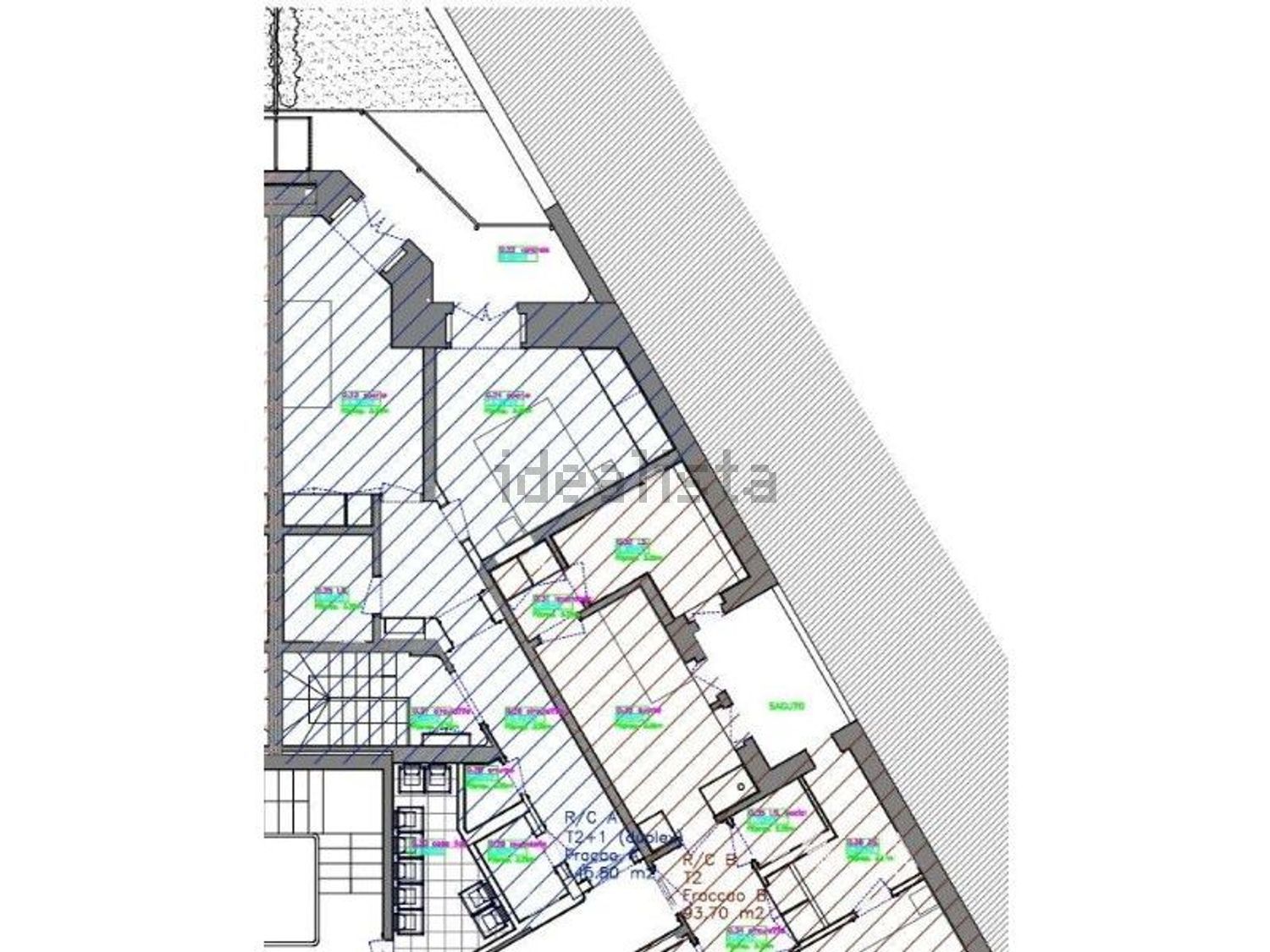 出租公寓 t2在Rua Braamcamp - 平面图