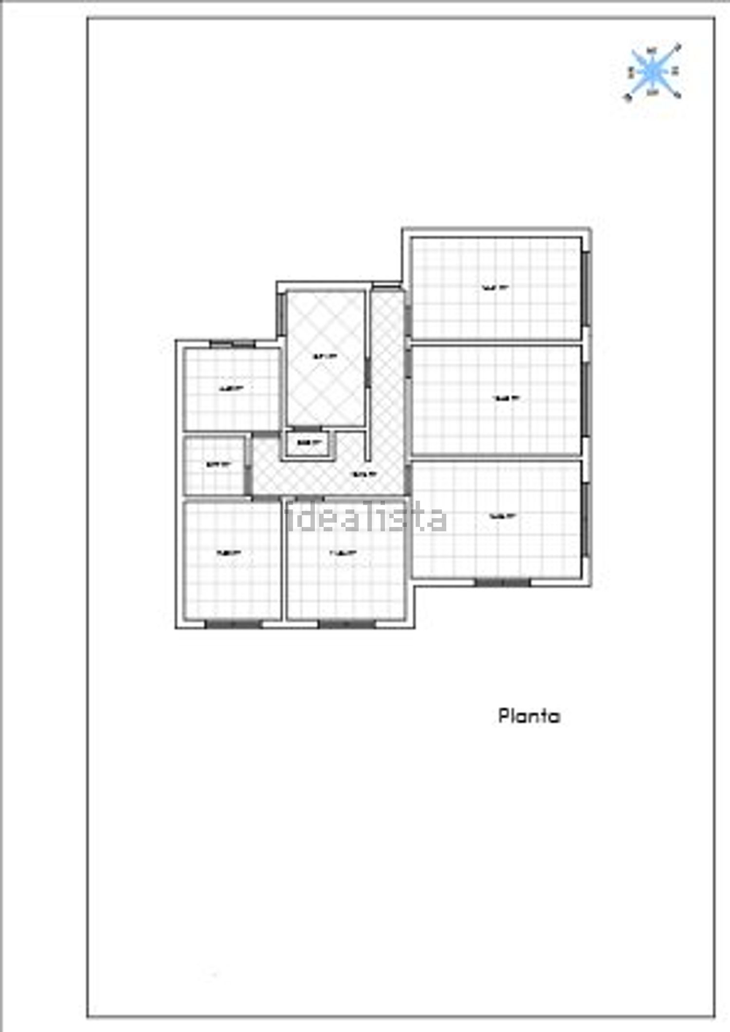 公寓 t4出售在Rua Capitão Leitão - 平面图