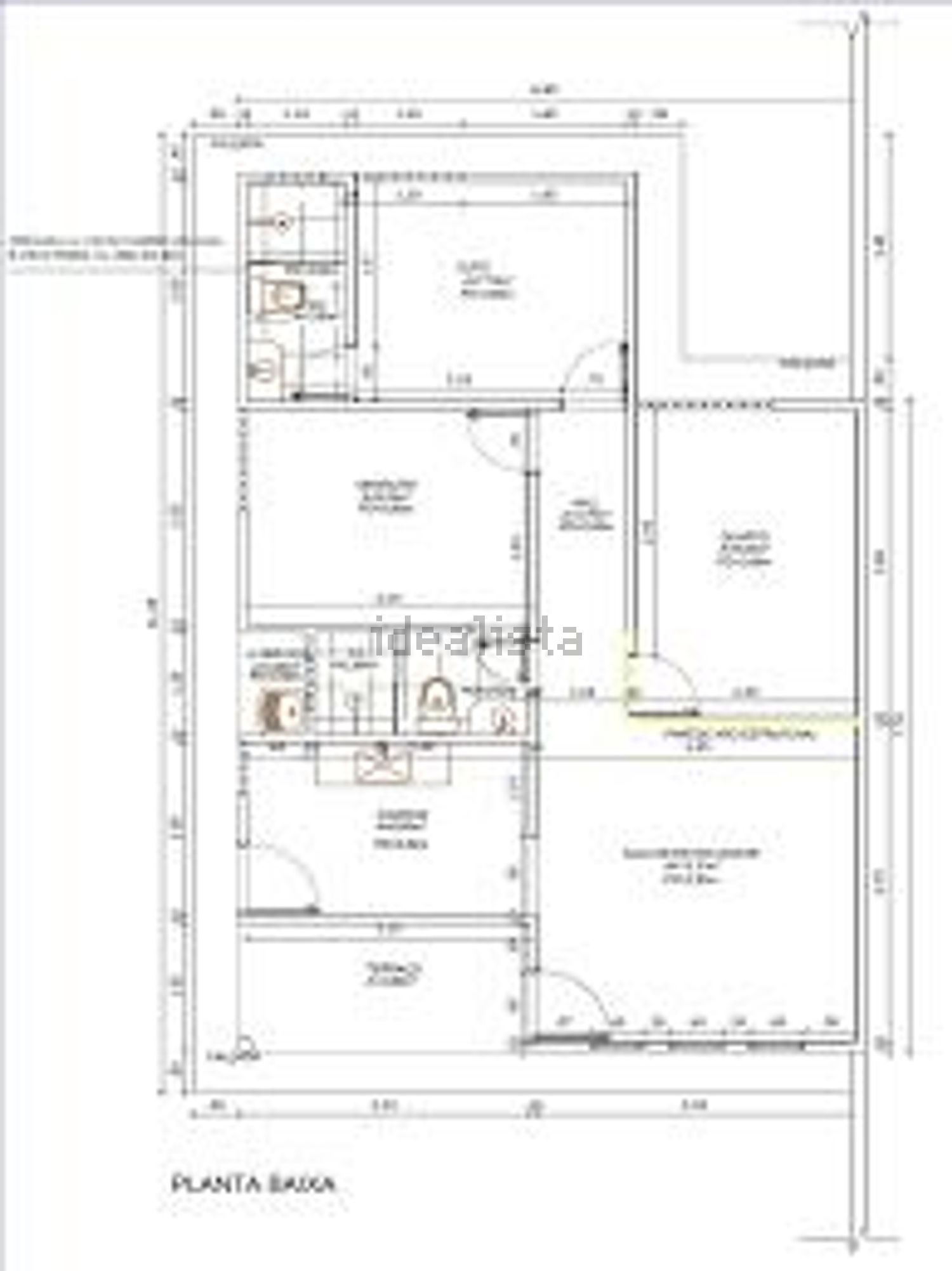 公寓 t3出售在Rua Nova de Santa Cruz - 平面图