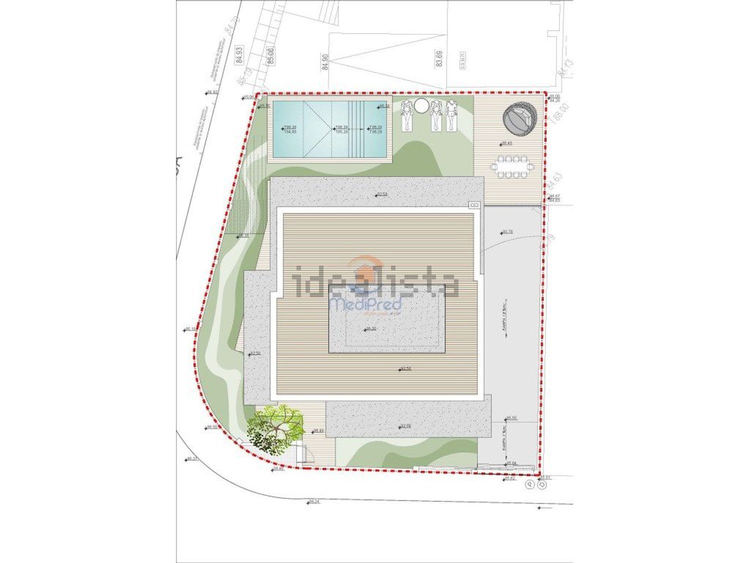 小楼房或独栋别墅出售在 Santa Iria de Azoia - São João da Talha - Bobadela - 平面图