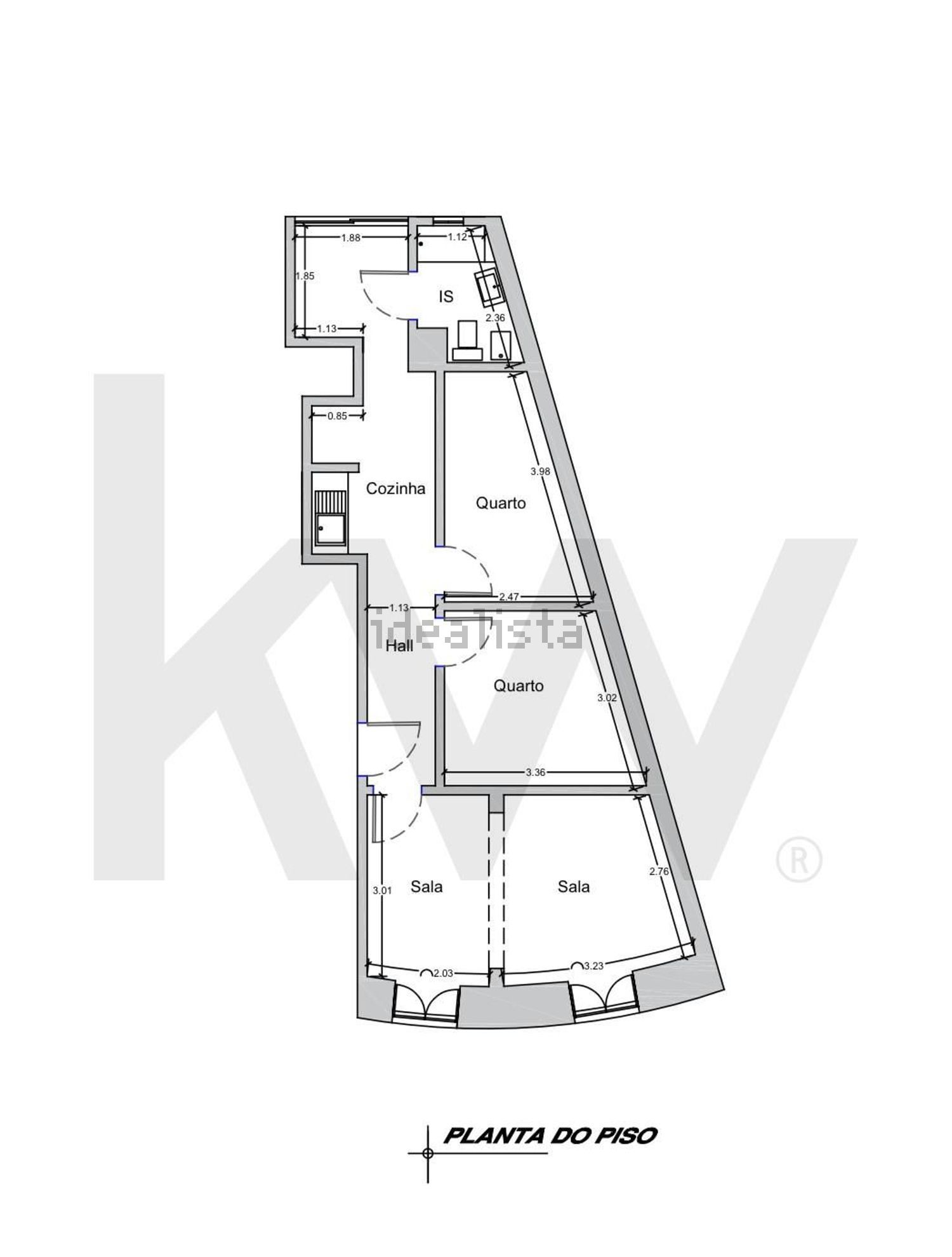 公寓 t2出售在 Centro - 平面图