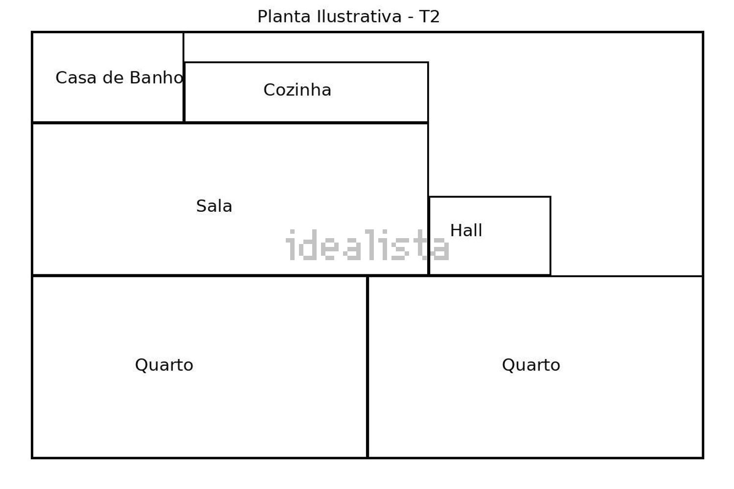 公寓 t2出售在Rua de Rodolfo de Araújo - 平面图