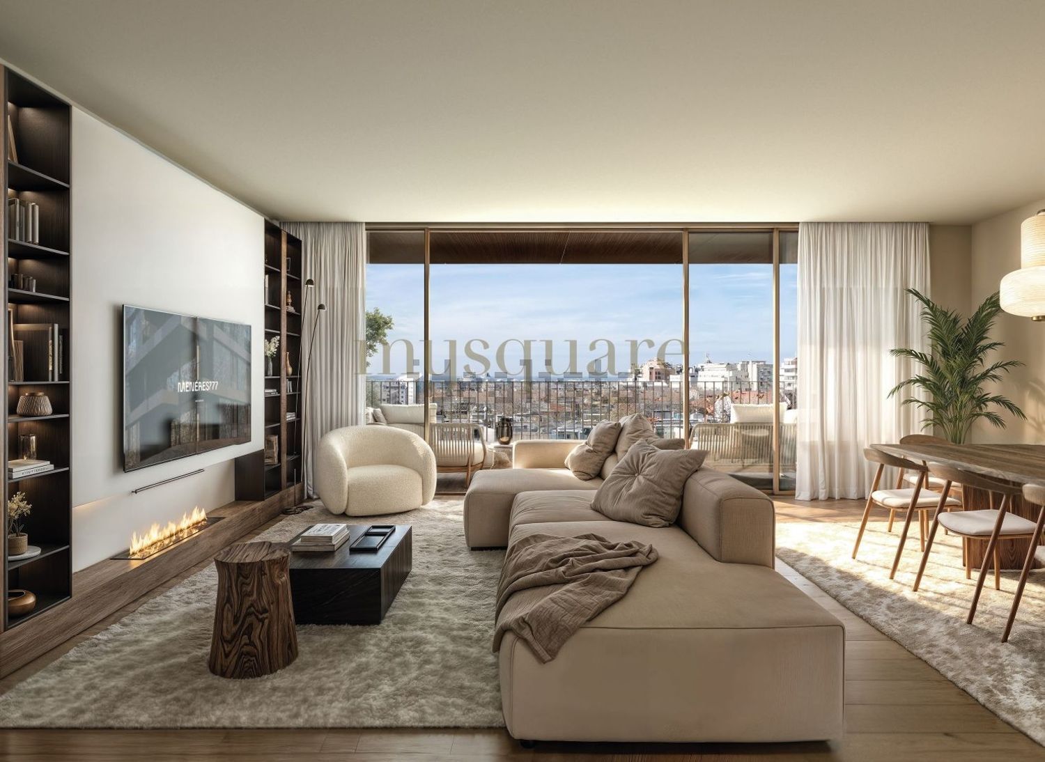 公寓 t4出售在 Zona Histórica de Matosinhos - 客厅