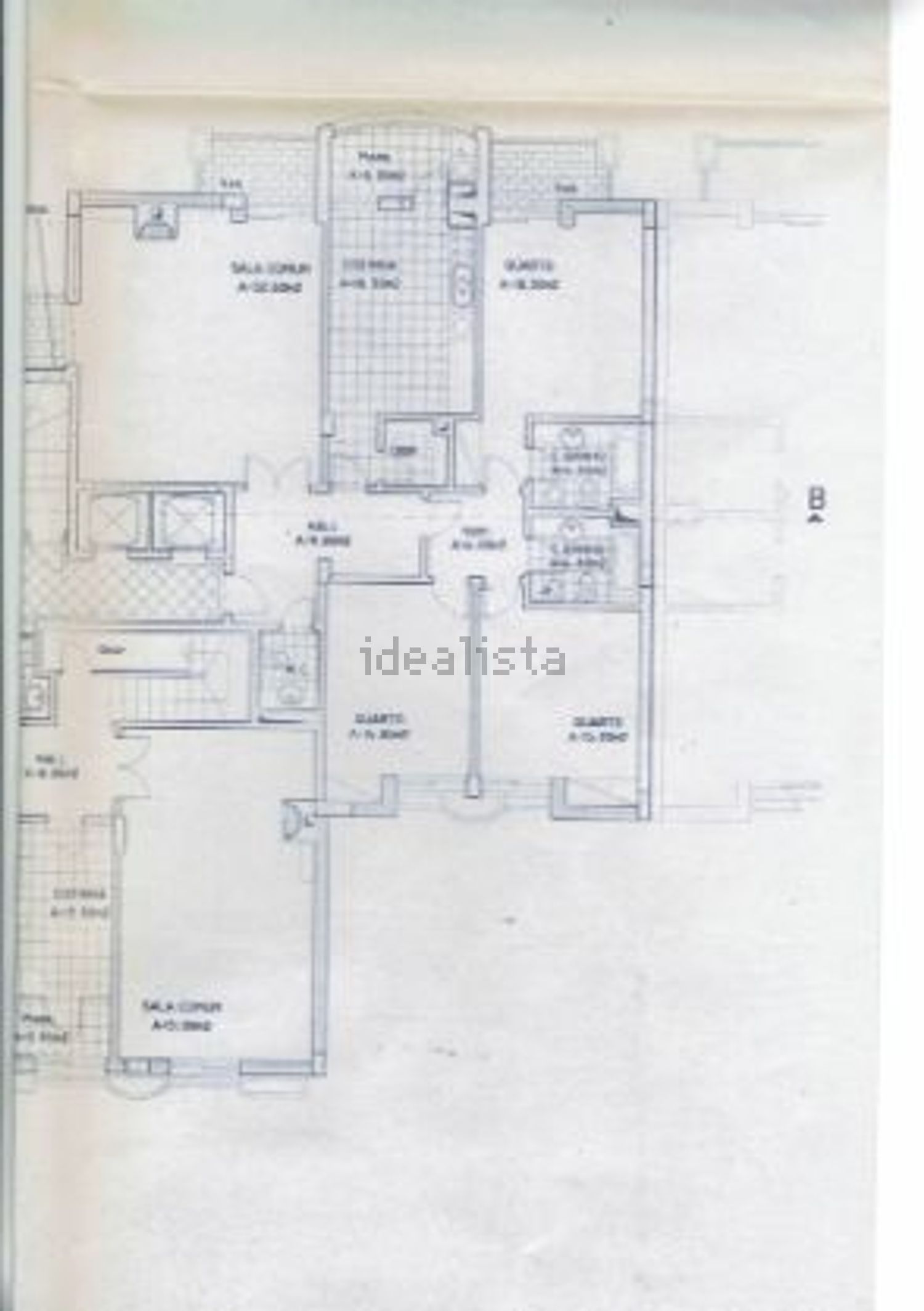 公寓 t3出售在 Quinta do Bosque s/n - 平面图