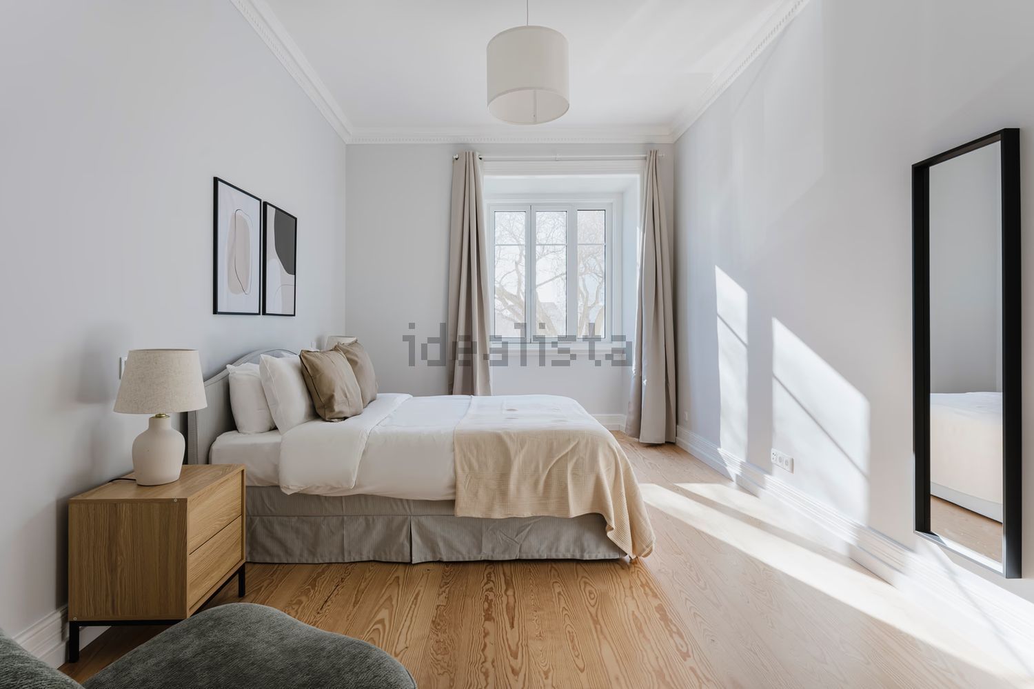 出租公寓 t3在 Bairro Azul - Parque Eduardo VII - 卧室