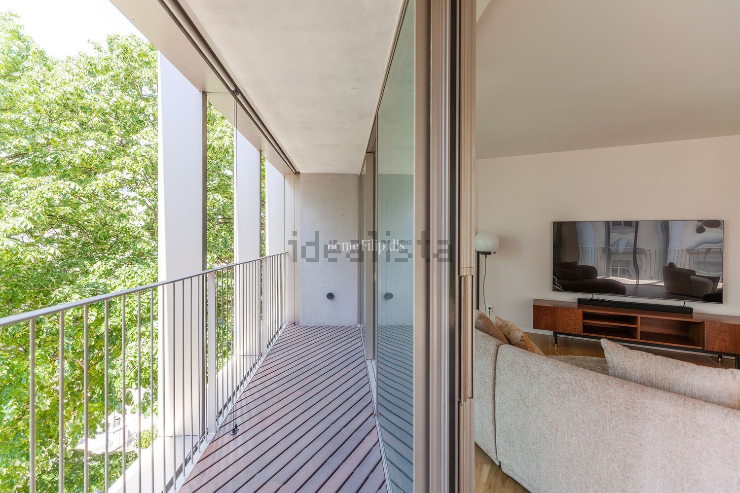 出租公寓 t3在 Av. da Liberdade - Marquês de Pombal - 阳台