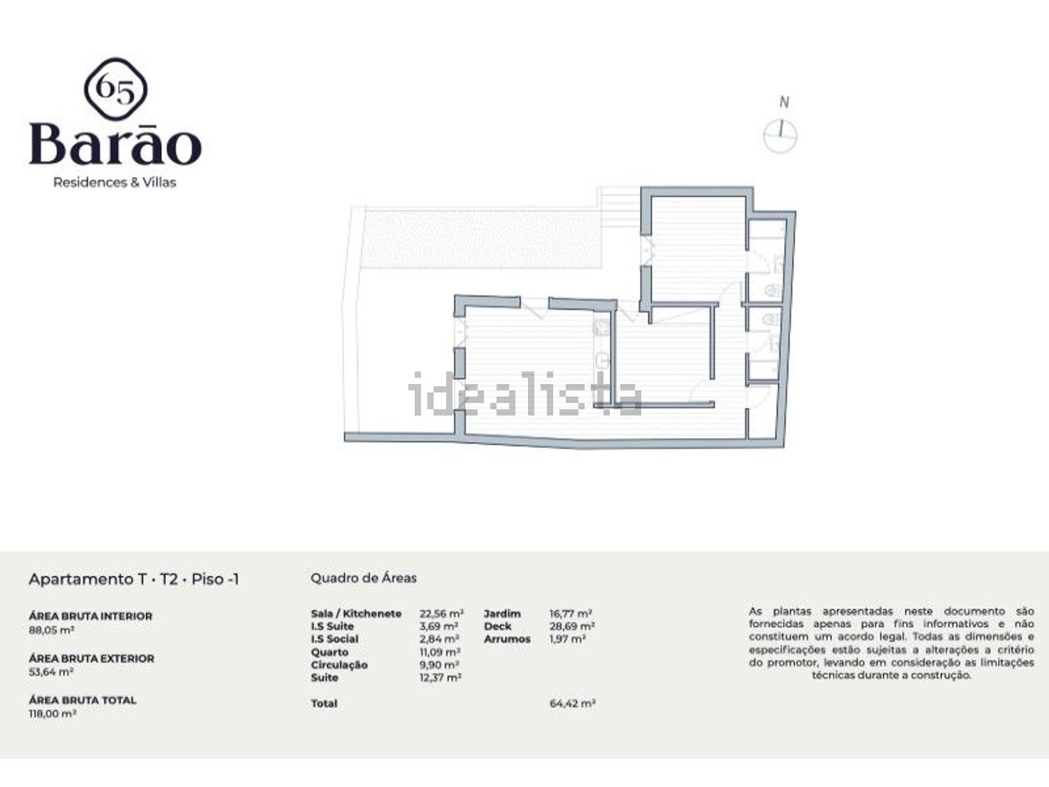 小楼房或独栋别墅出售在 Bairro dos Actores - Barão Sabrosa - 平面图
