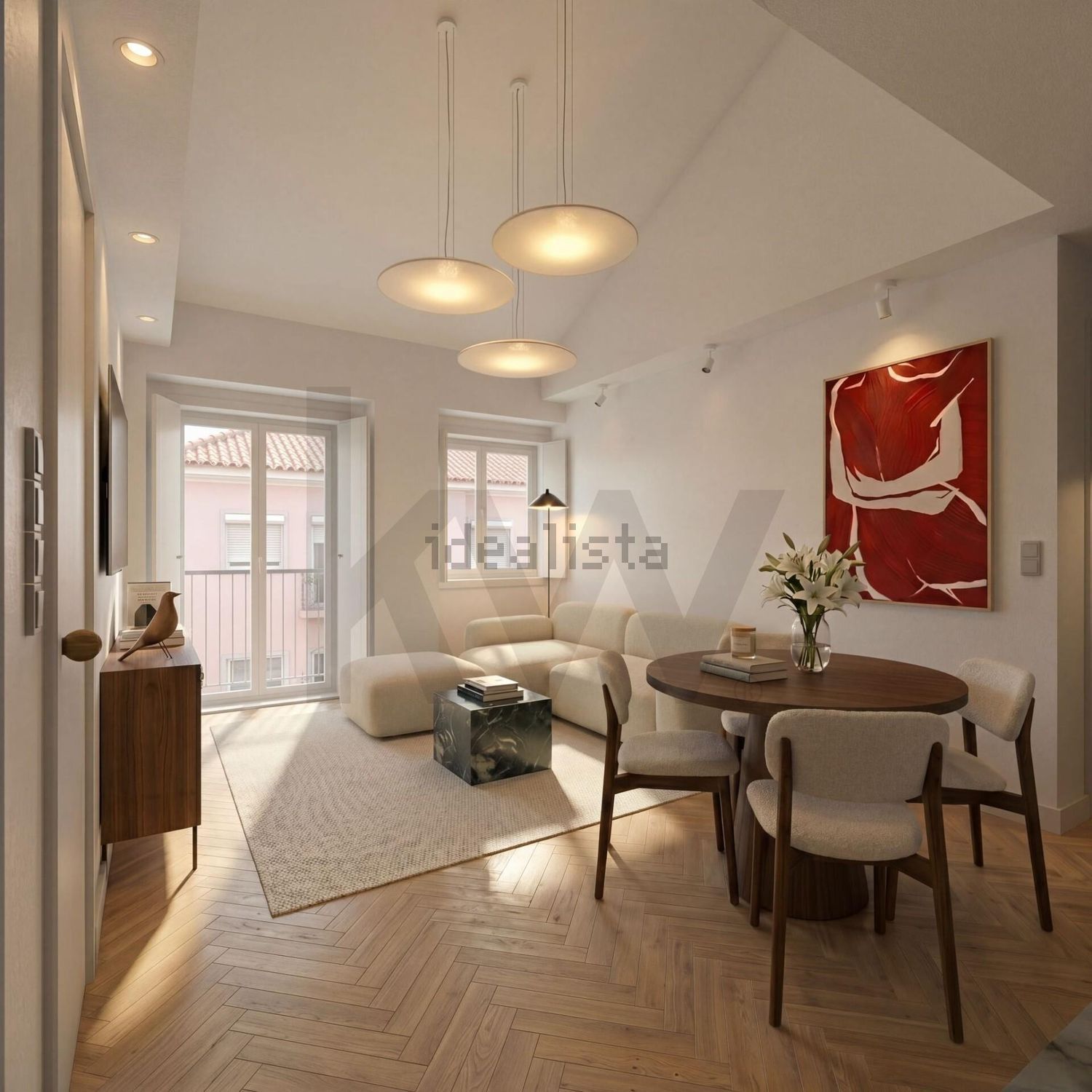 公寓 t1出售在 Bairro de Alvalade - 客厅