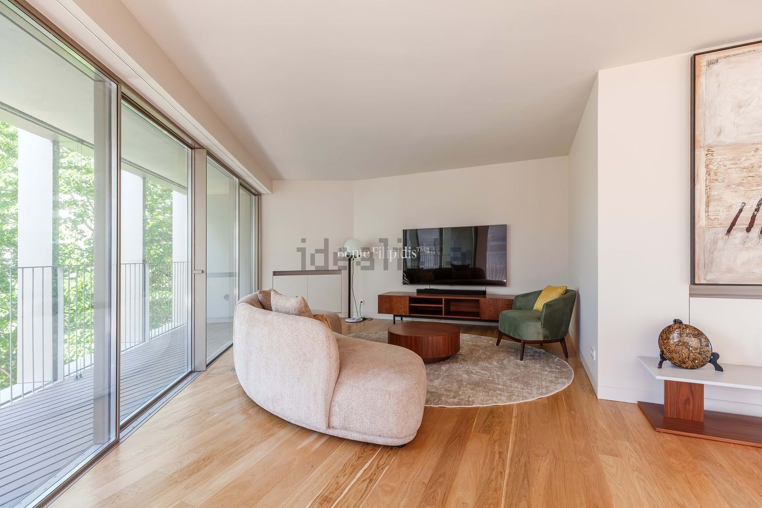 出租公寓 t3在 Av. da Liberdade - Marquês de Pombal - 客厅