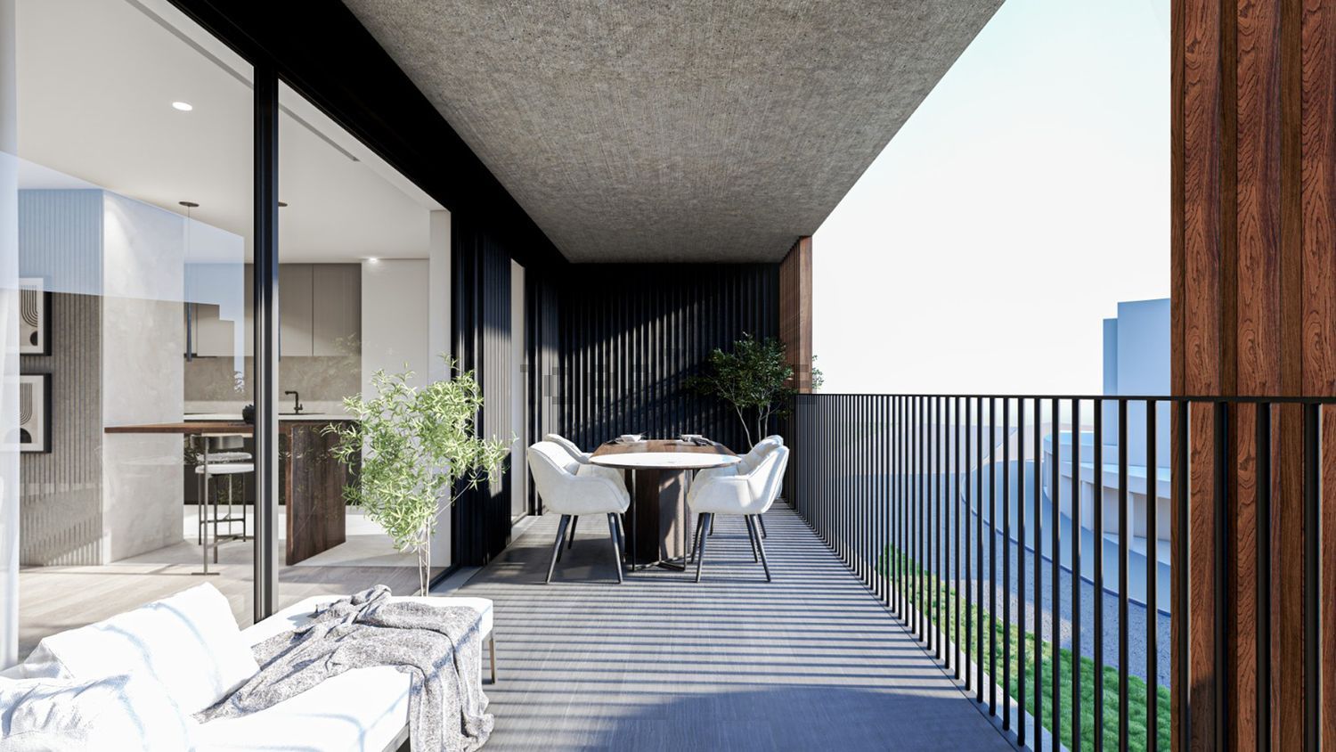 公寓 t2出售在Rua Manuel da Cunha Moreira, 9 - 阳台