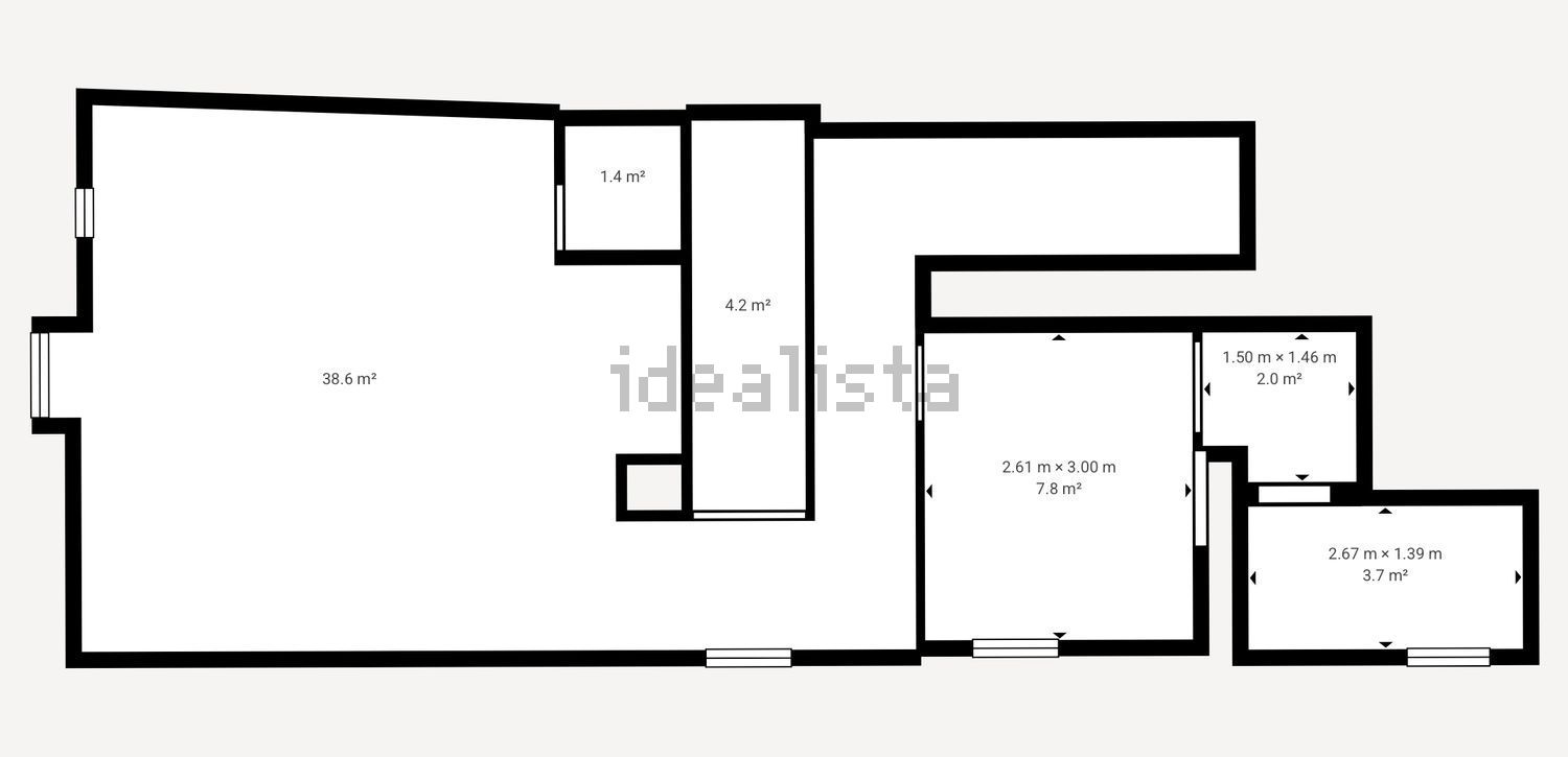 公寓 t2出售在 Antas - Estádio do Dragão - 平面图