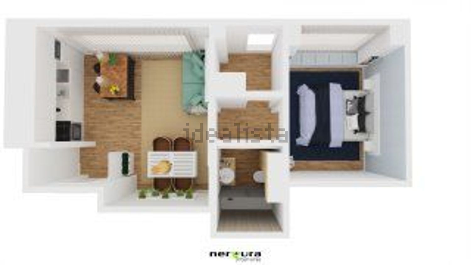 公寓 t1出售在Rua Nova de Mira, 202 - 平面图