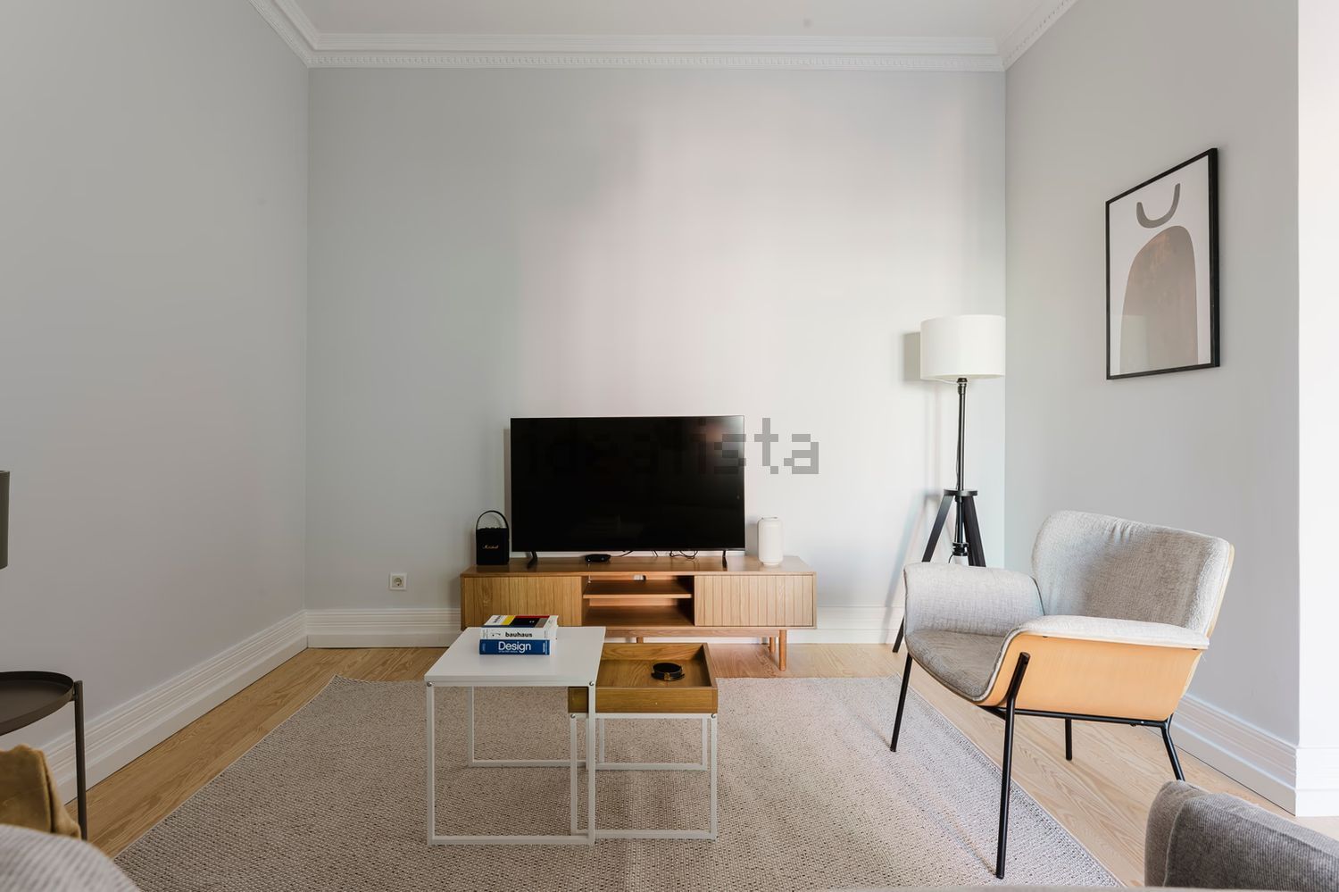 出租公寓 t3在 Bairro Azul - Parque Eduardo VII - 客厅