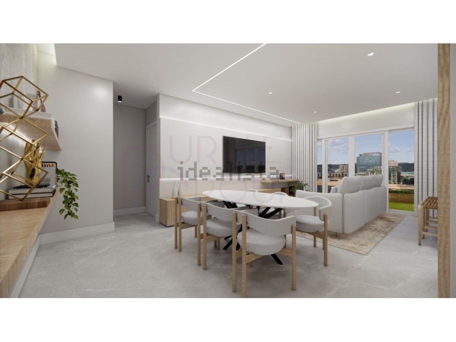 公寓 t2出售在 Quinta do Texugo - Quinta de Santa Teresa - 客厅