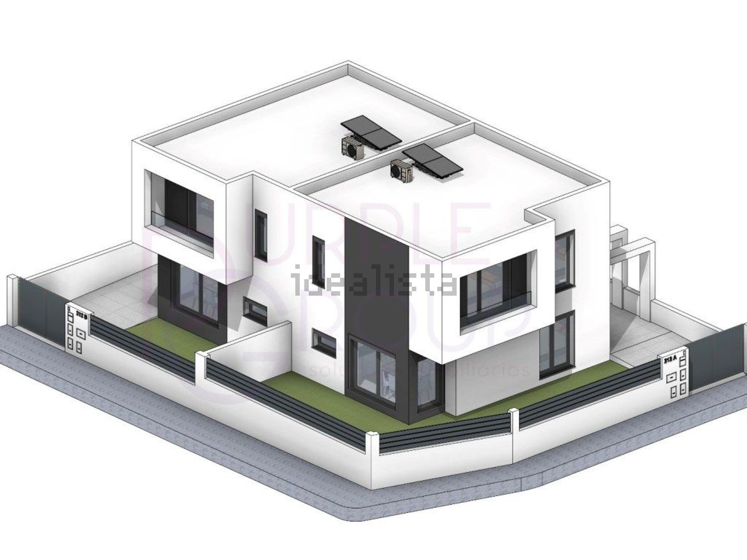 小楼房或独栋别墅出售在 Bairro Novo - Quinta Dona Maria - 平面图