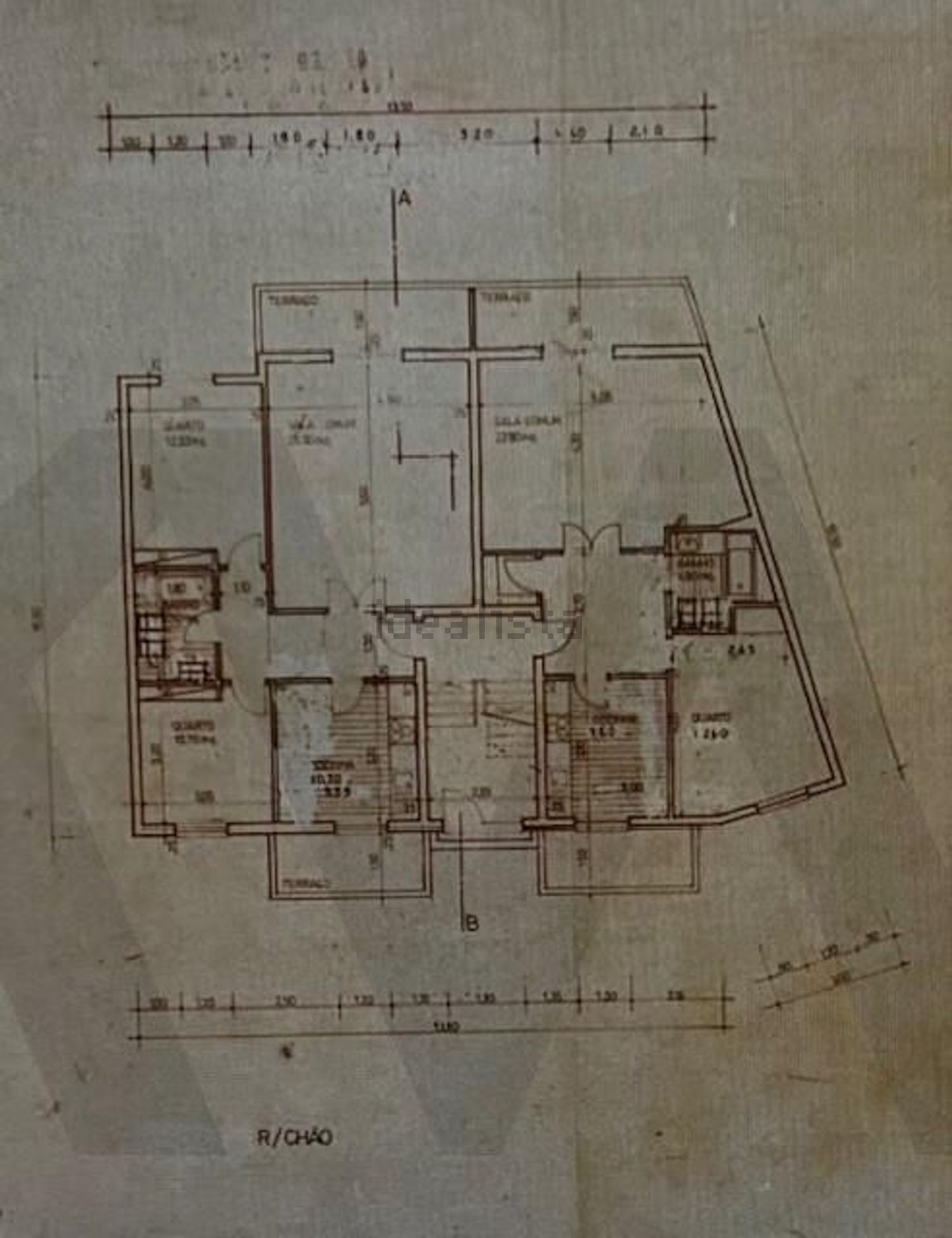 公寓 t1出售在Rua do Pintão, 45 - 平面图