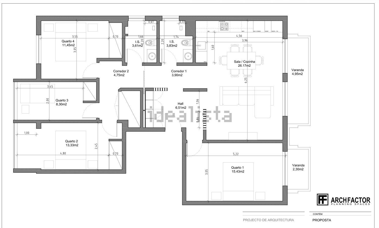 公寓 t4出售在Rua do Armeiro-Mor, 16 - 平面图