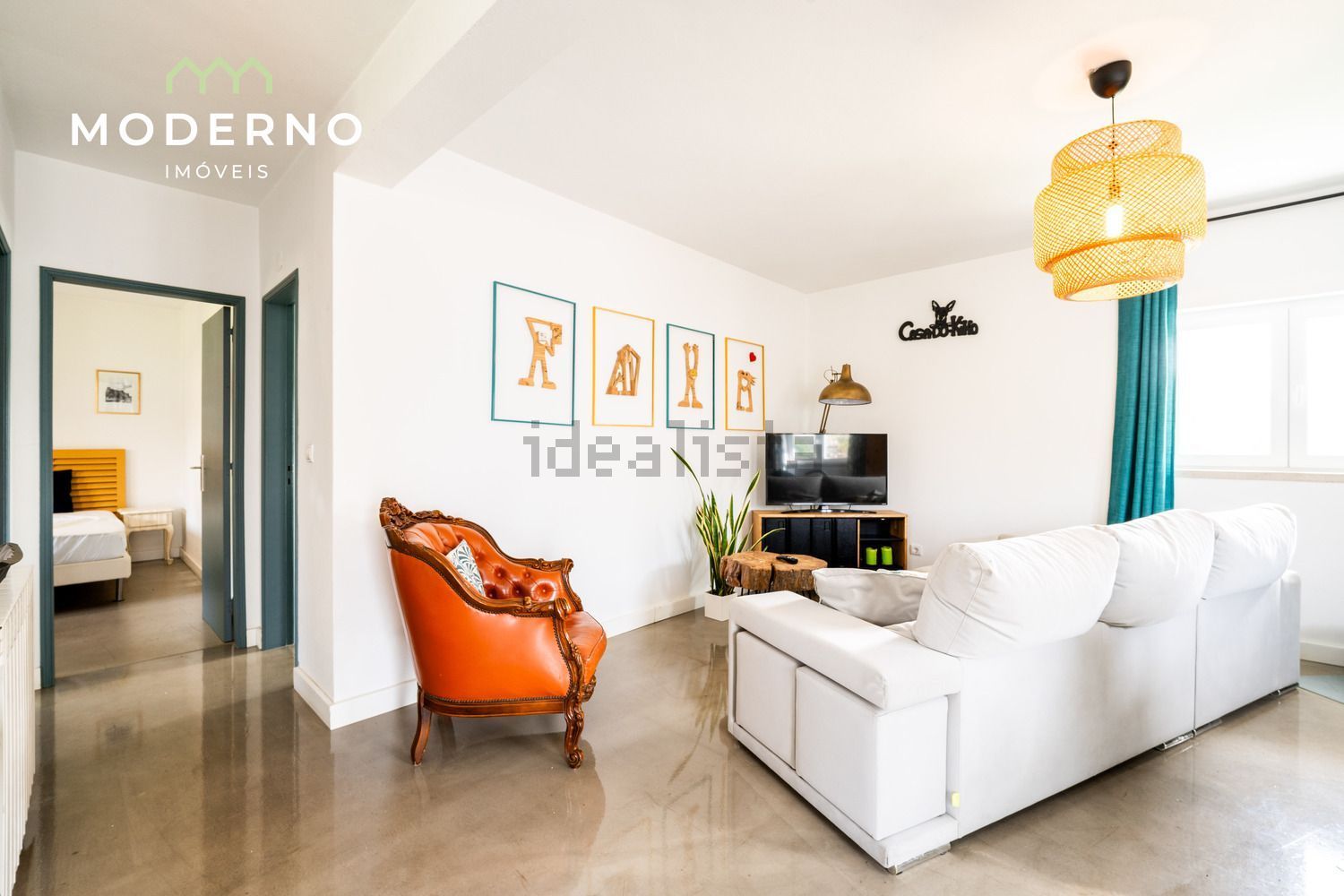 小楼房或独栋别墅出售在Rua dos Lagareiros - 客厅