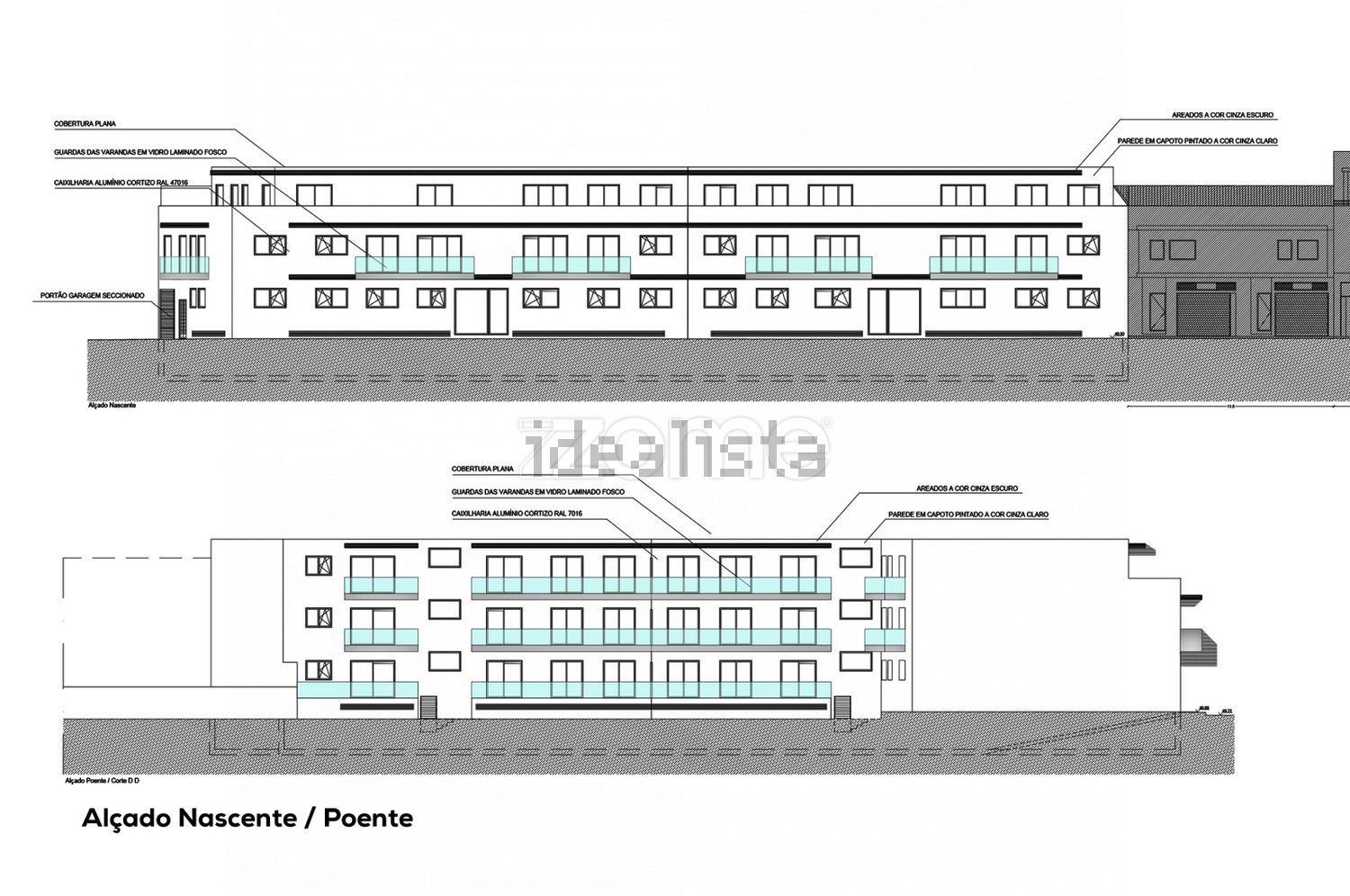 公寓 t2出售在Rua Engenheiro Custódio José Vilas Boas - 平面图