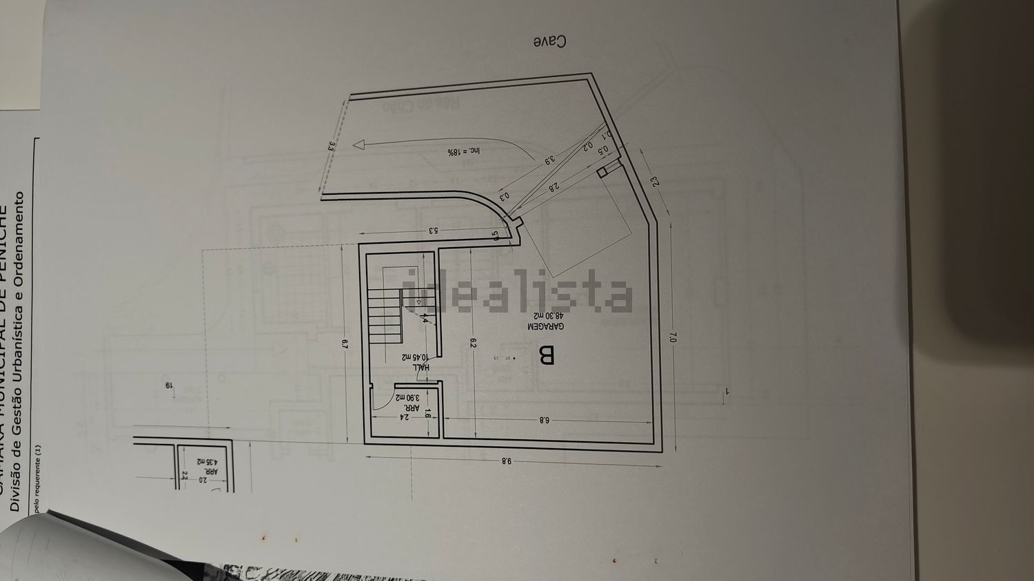 双拼别墅出售在Bairro Dos Ratolas - 平面图