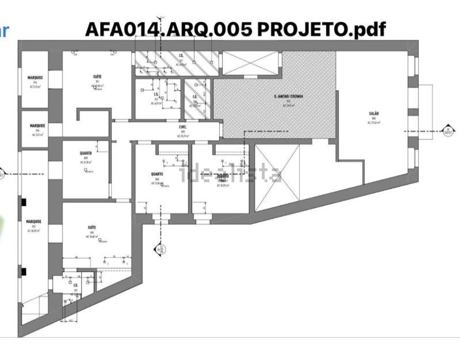 公寓 t5出售在 Anjos - 平面图