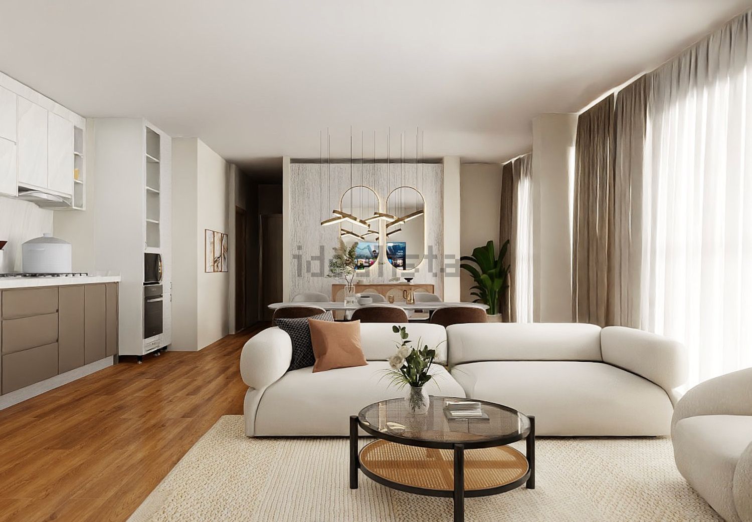 公寓 t2出售在Alameda do Fujacal, 148 - 客厅