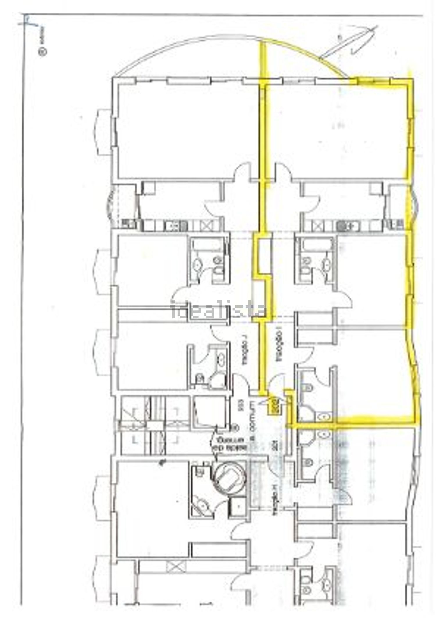 公寓 t2出售在 Urbanização Boca Do Rio - 平面图