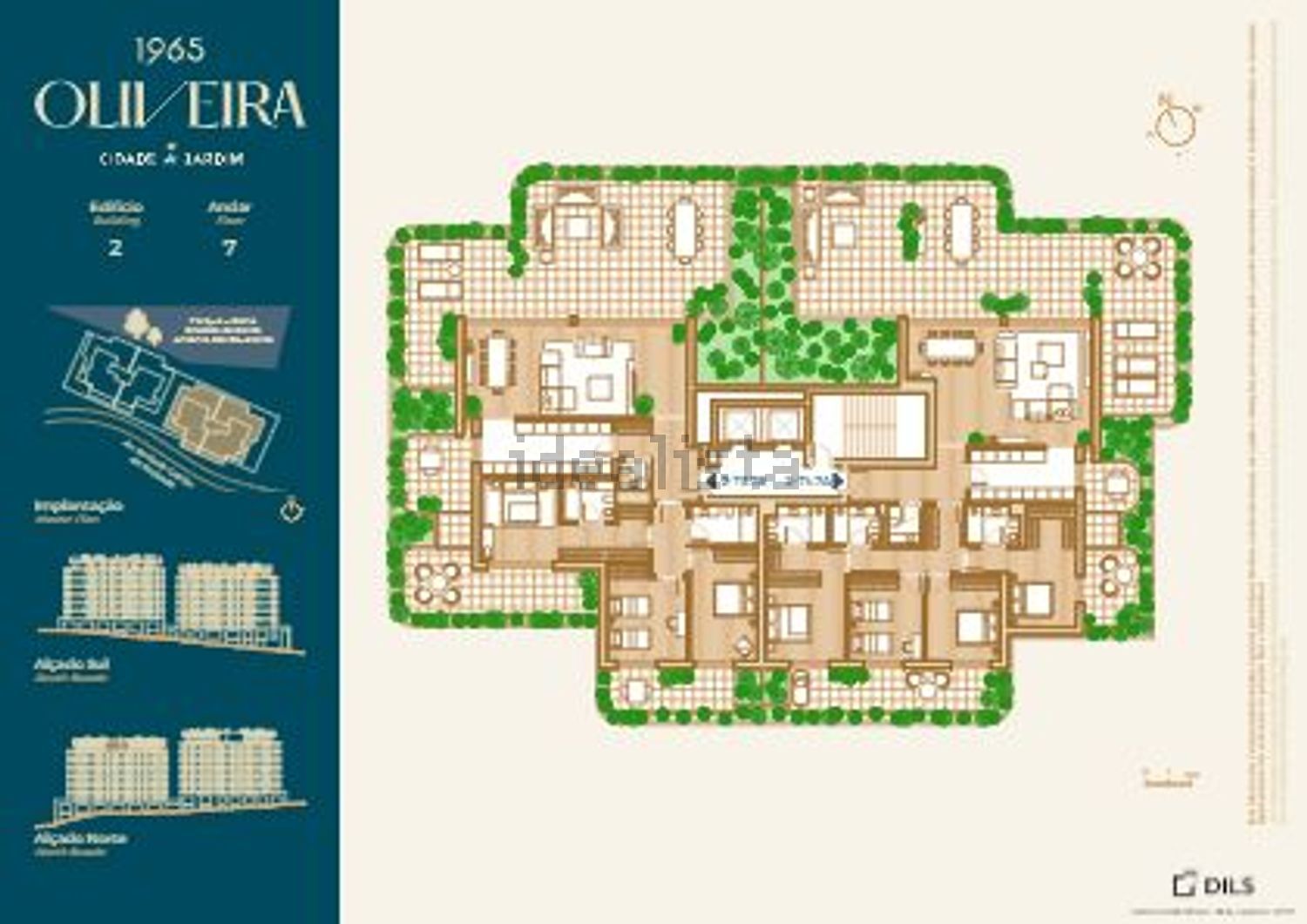 公寓 t3出售在Avenida António Galvão de Andrade, 2660 - 平面图